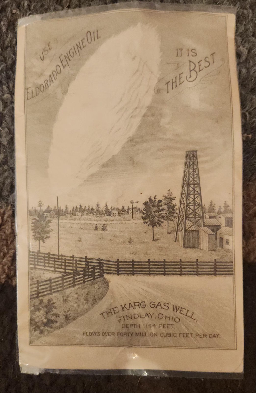 Vintage Eldorado Engine Oil Advertisement