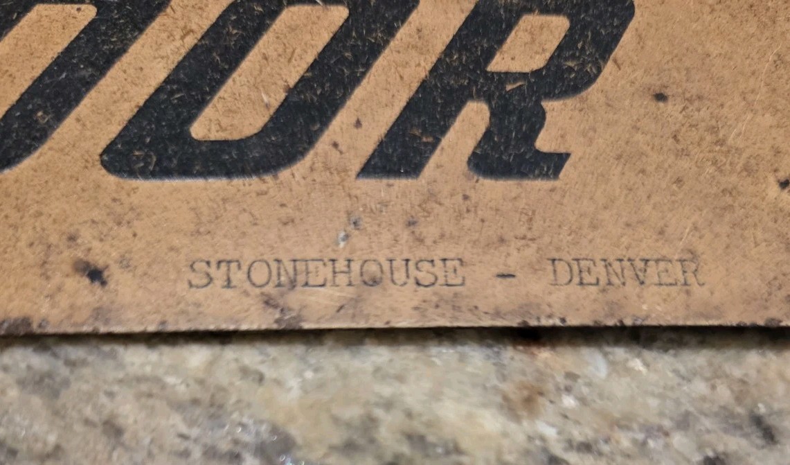 RARE VINTAGE SIGN NO SPITTING SPREADS DISEASE USE CUSPIDOR METAL INDUSTRIAL