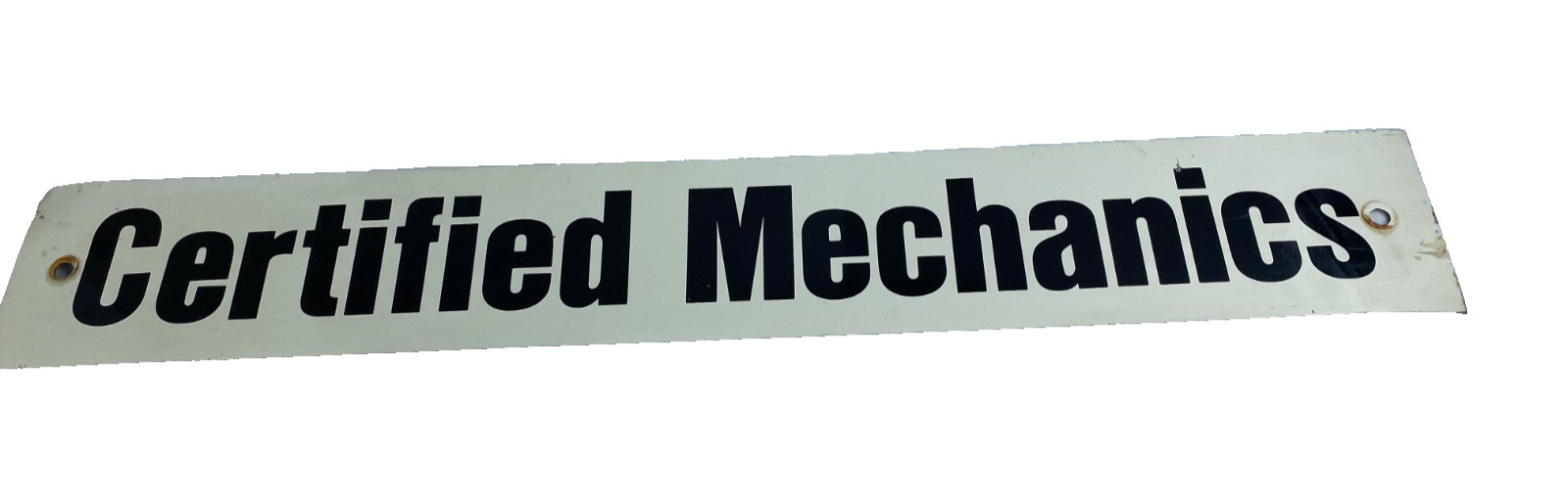 Union 76 Gasoline Filling Gas Station Certified Mechanics Sign Metal Vintage