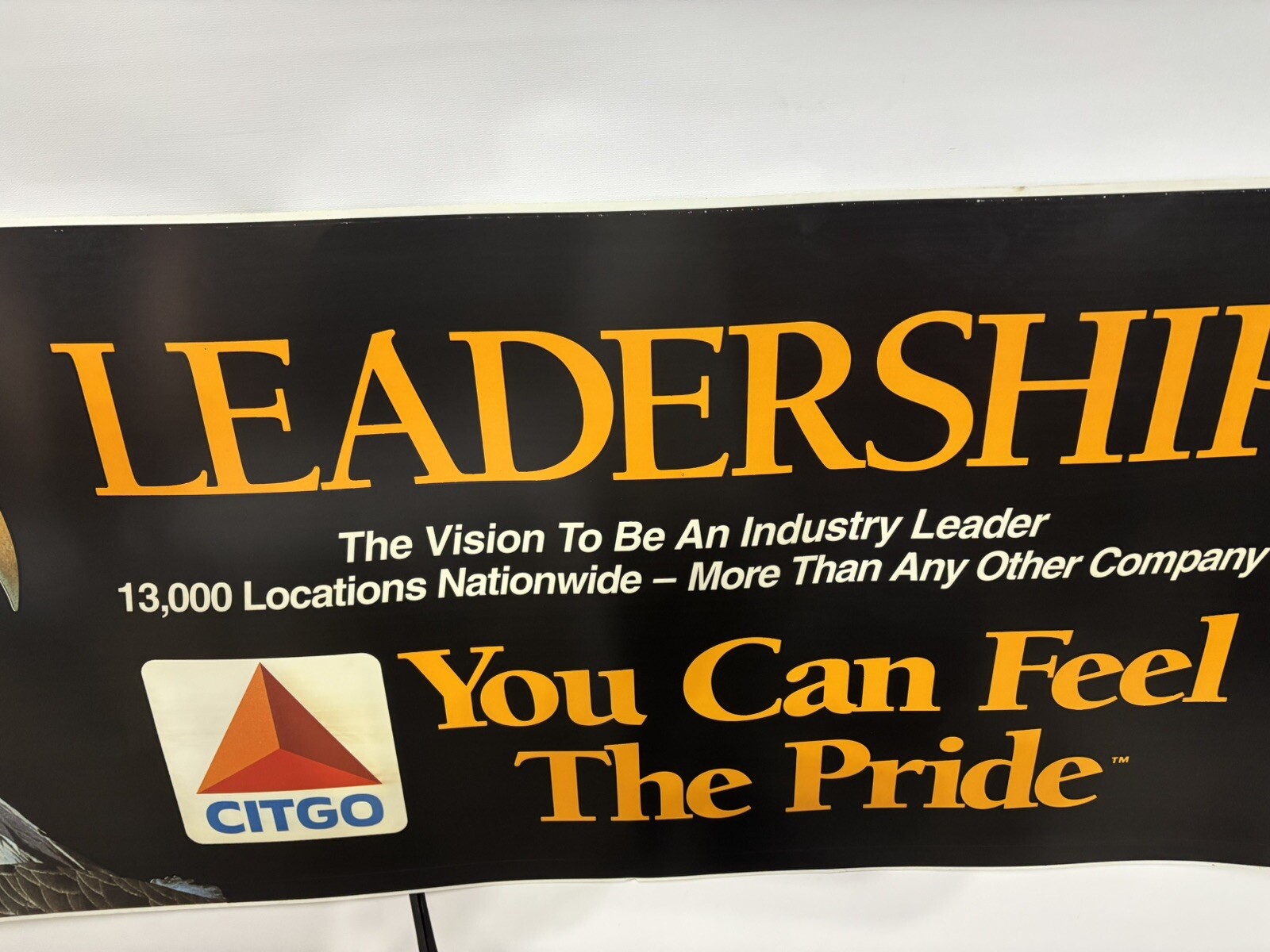 6 Feet Long by 23 in Wide Large Vinyl Banner Citgo Pole Gas Station Sign Poster