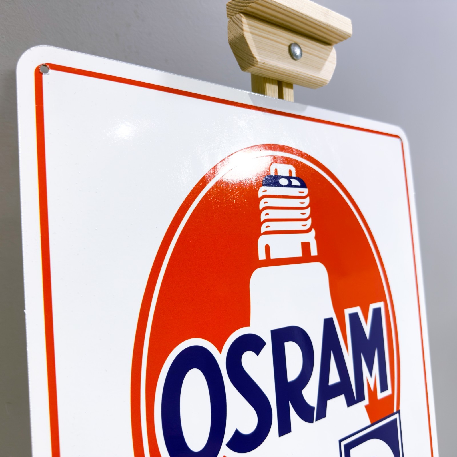 Osram Billiges Licht Heavy Metal Sign – Garage Decor – 40×60 cm (15.7″ × 23.6″)