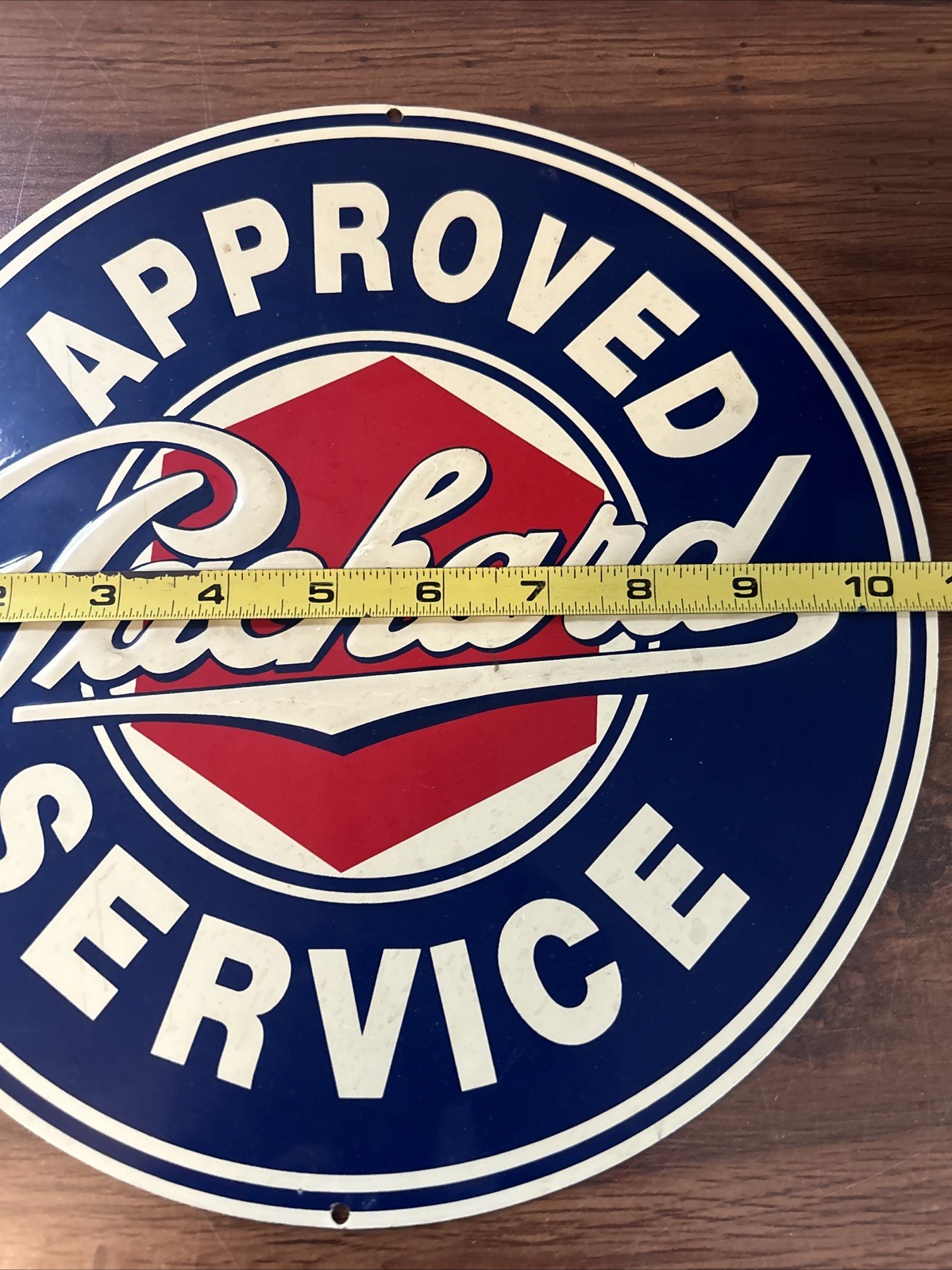 Packard Approved Service Aluminum Metal Sign / Remake and in Good condition