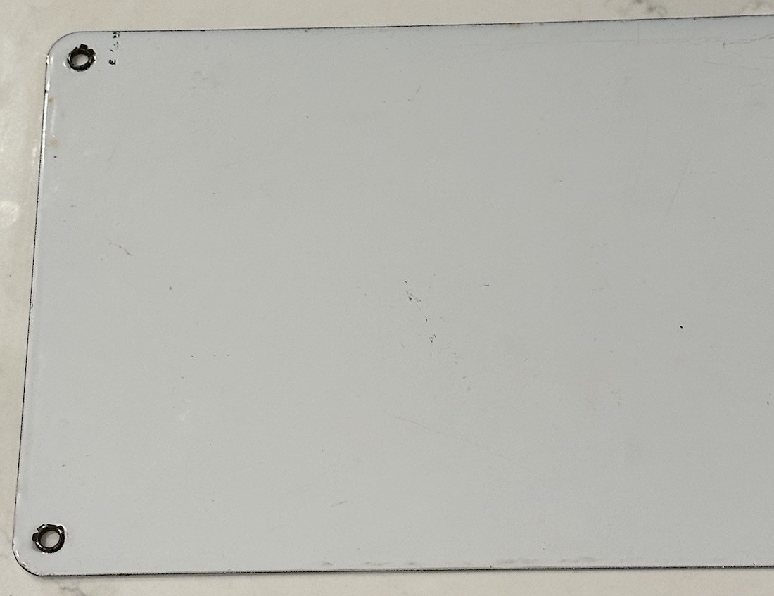 VTG ORIGINAL FIRE EXIT Porcelain Sign Industrial Oil Field Gas Station
