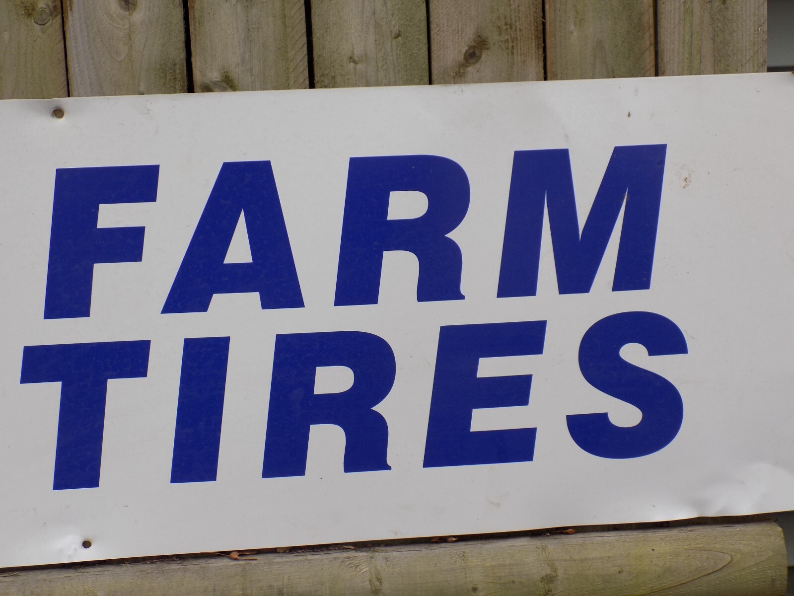Vintage Good Year Farm Tires Sign