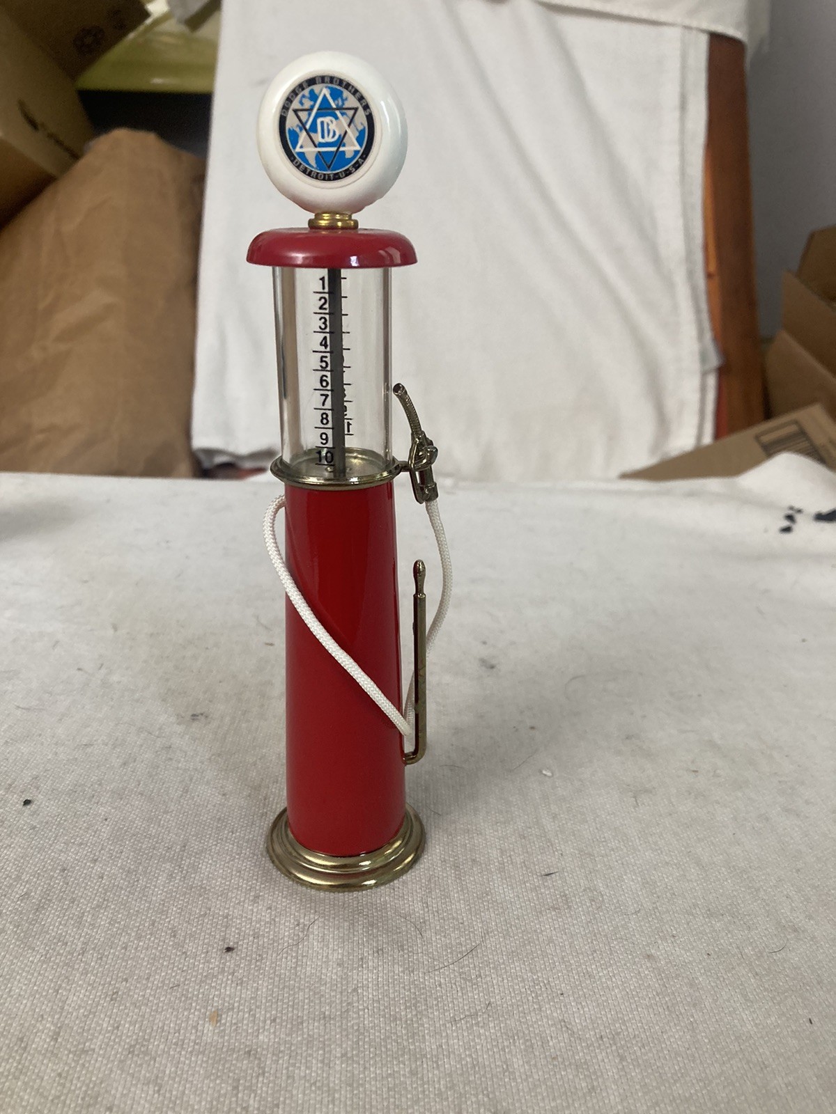 VINTAGE DODGE BROTHERS 8″ TALL DIECAST GAS PUMP