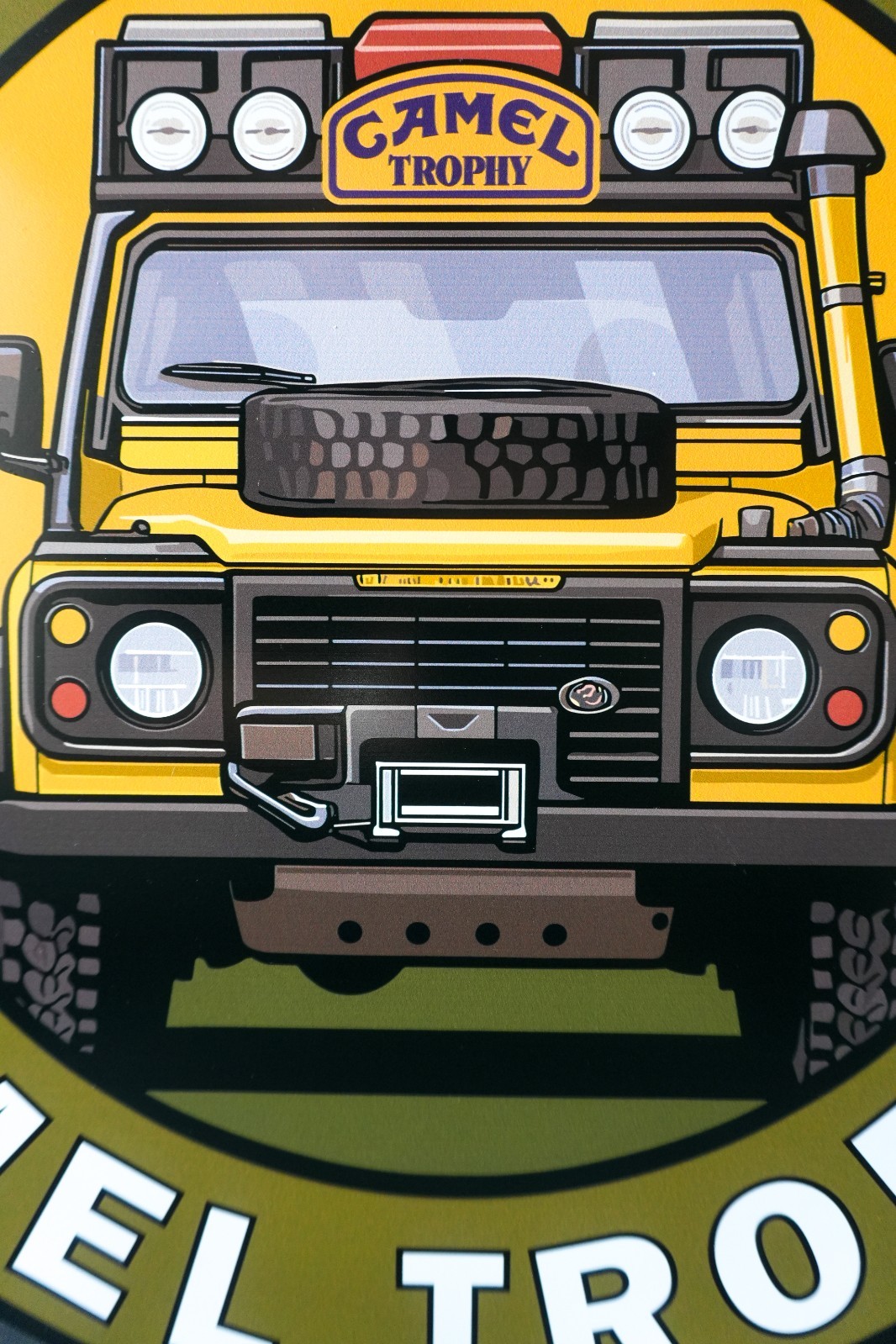 Land Rover Camel Trophy – Adventure Edition Heavy Metal Sign – 19.7″ (50cm)