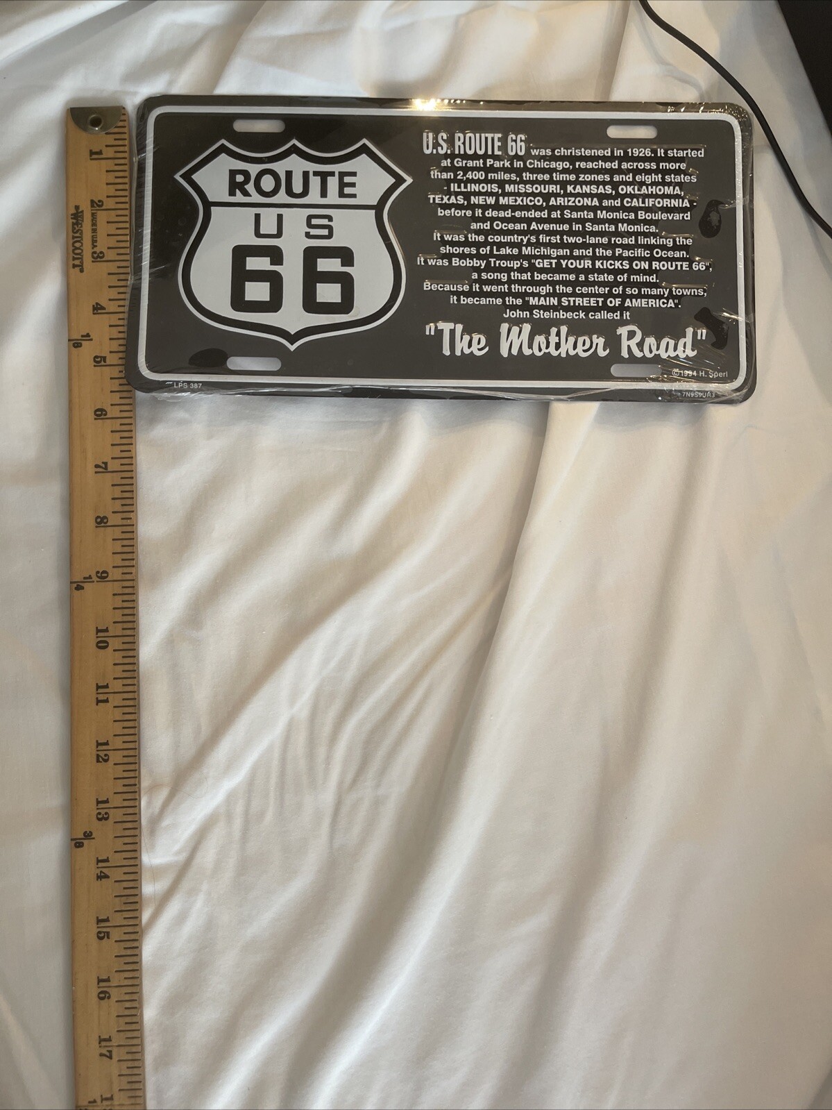 US ROUTE 66 “The Mother Road” New Memorabilia Sign. Home Decor