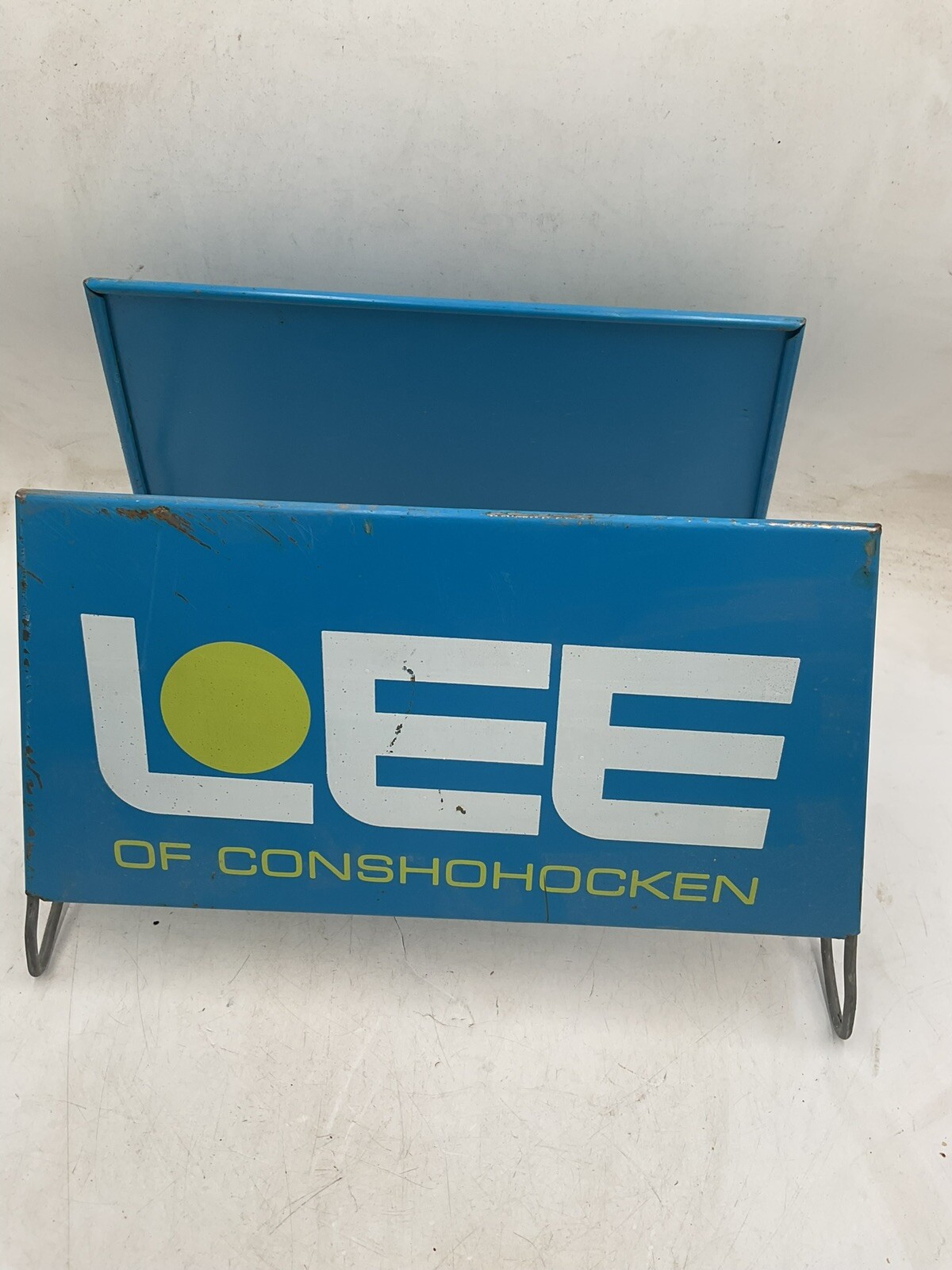 vintage Lee Tires of Conshohocken old gas station tire display advertising sign