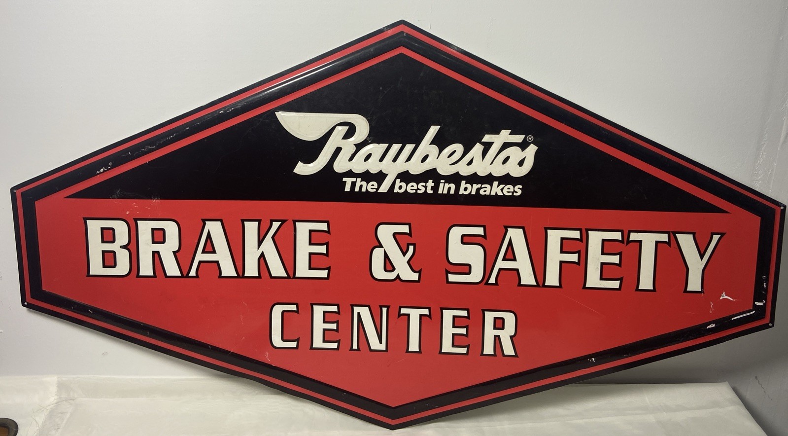 VTG Metal Raybestos The Best In Brakes Brake & Safety Center Sign 35″ x 18.5″