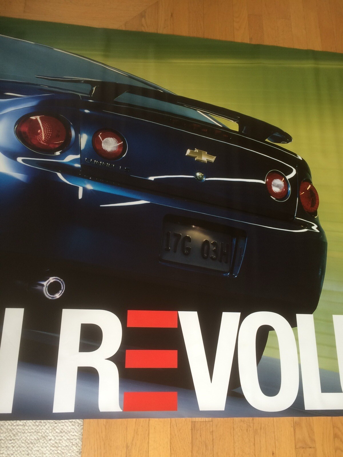 Chevy Cobalt Dealer Sign Vinyl Banner Measures: 137.5 Inches X 49.5 Inches