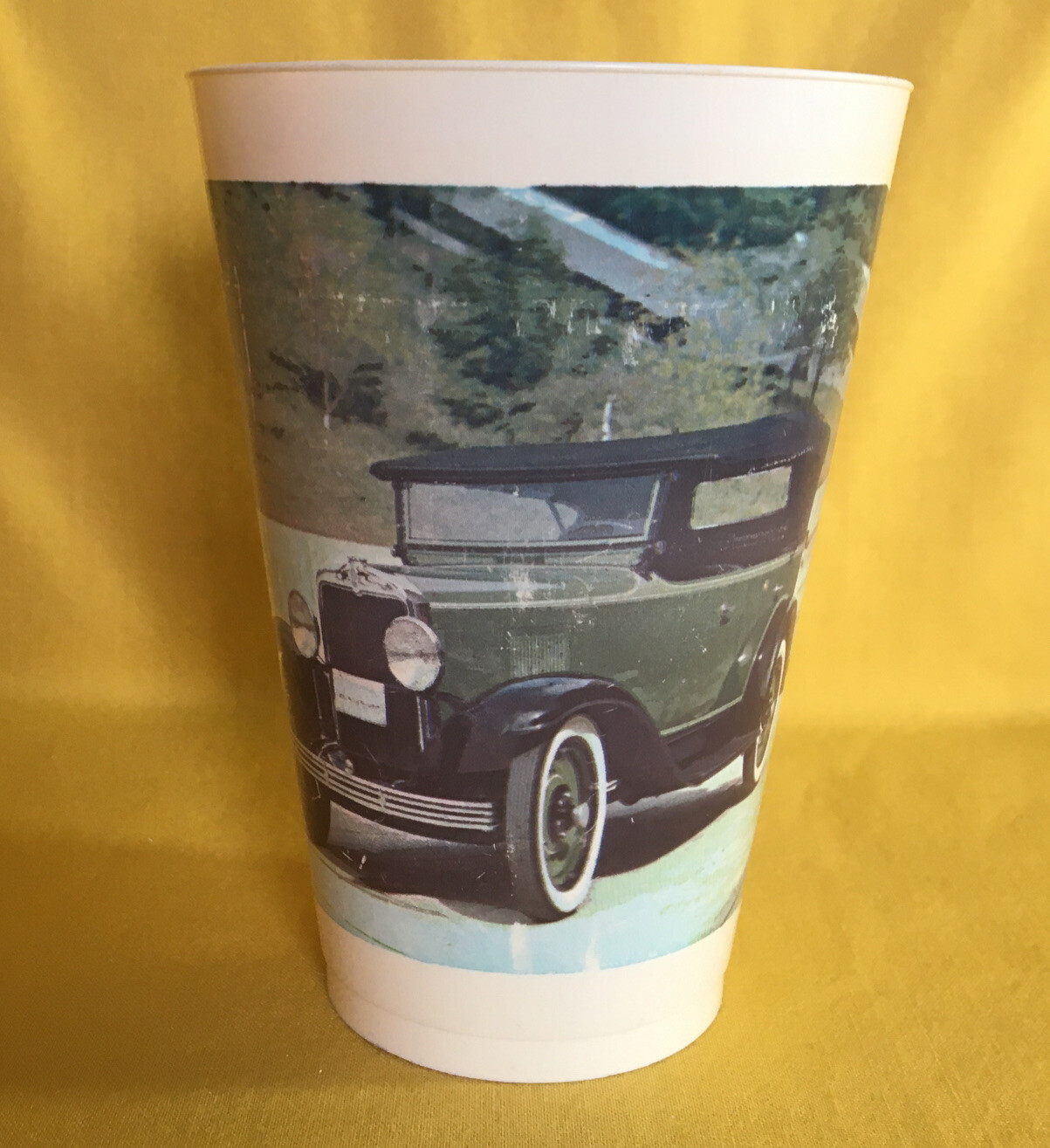 Lot Of 5 Vintage Classic Car Collector’s Cups Mohawk Gas Station Canada