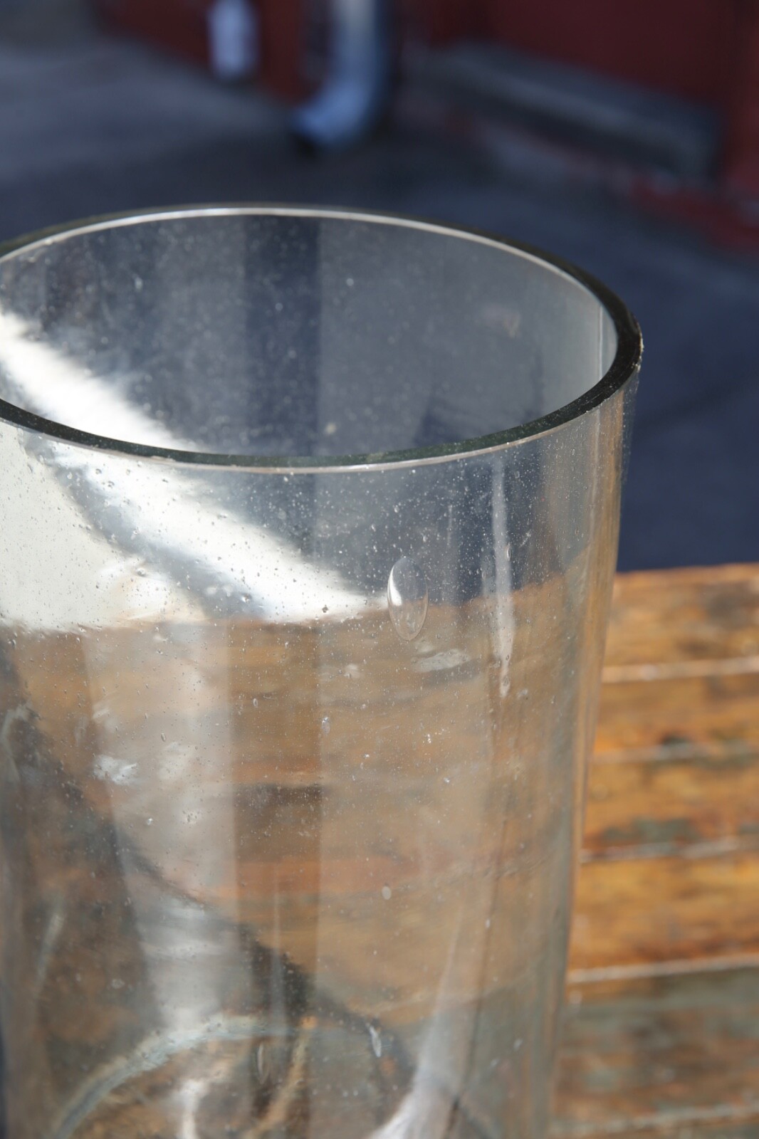 Visible Gas Pump Glass Cylinder lantern globe chimney vintage antique