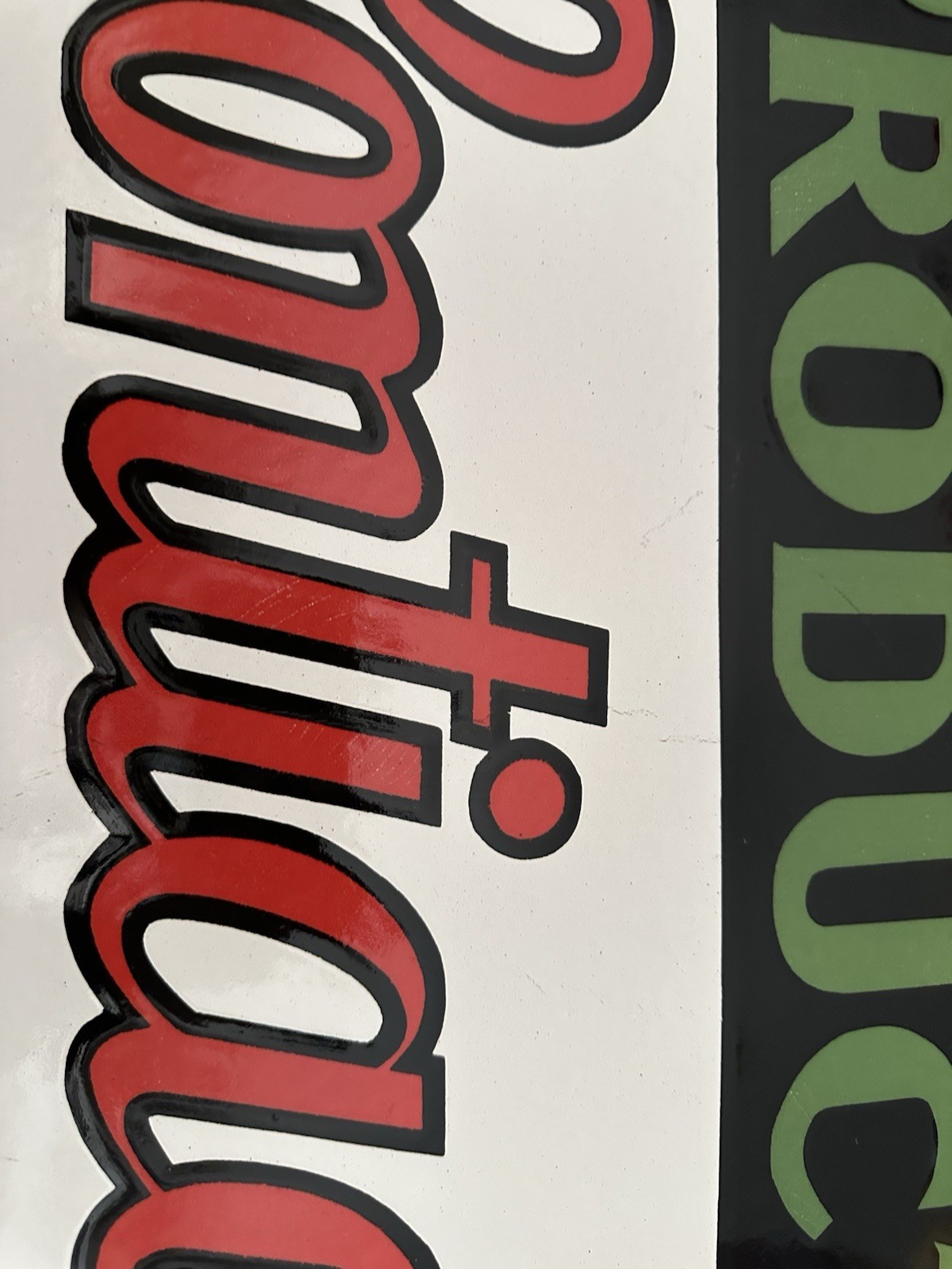 Porcelain Enamel Single Sided General Motors Product Pontiac Sign