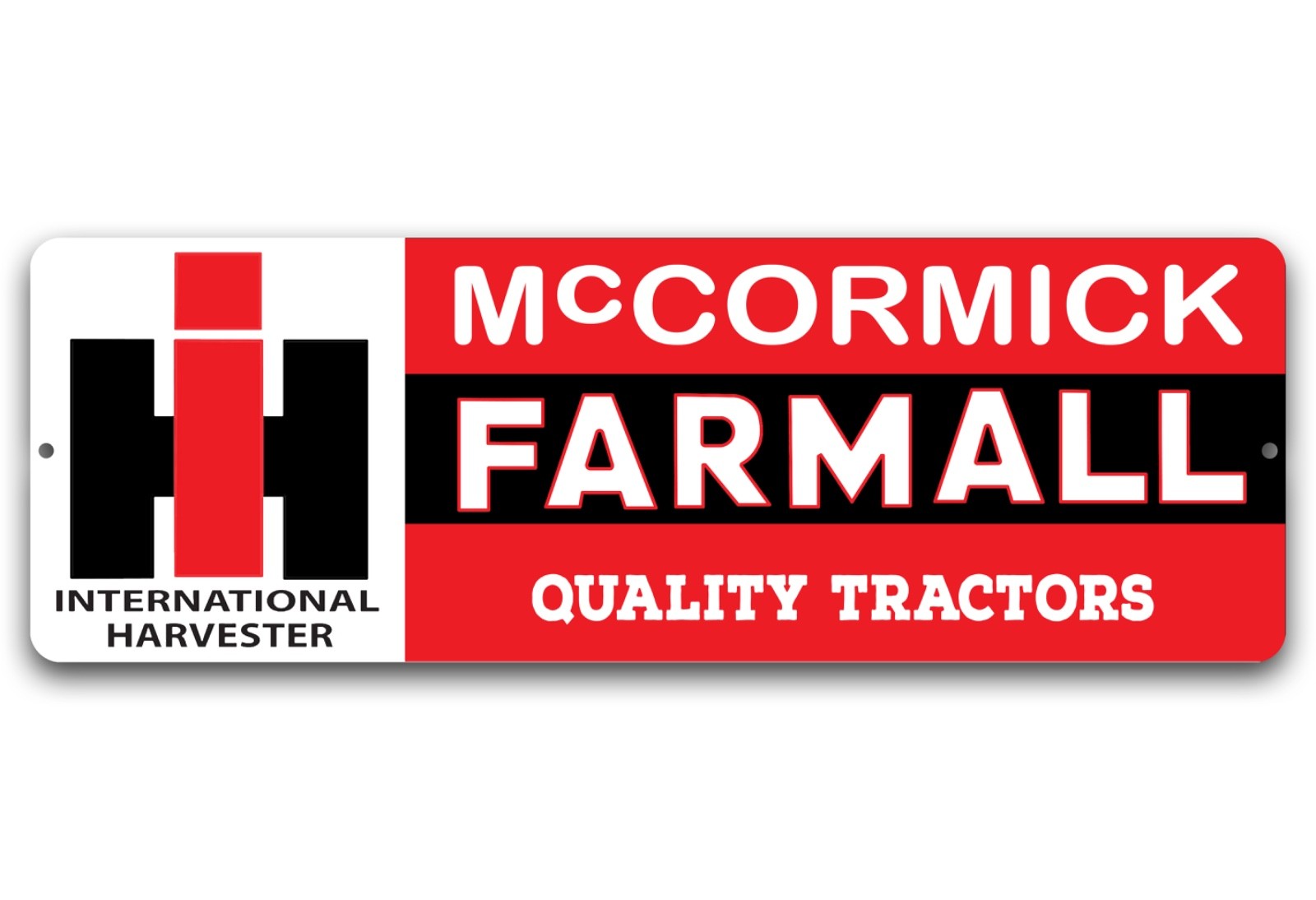 IH International Harvester McCormick Farmall 6″ x18″ Metal Sign Farming Barn