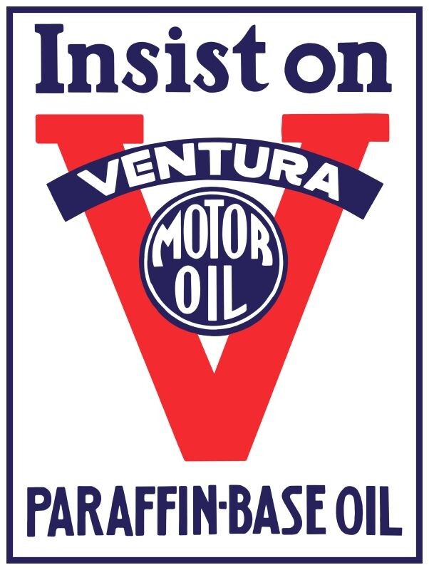 Insist on Ventura Motor Oil NEW Metal Sign: LARGE SIZE 12X16 – Free Shipping