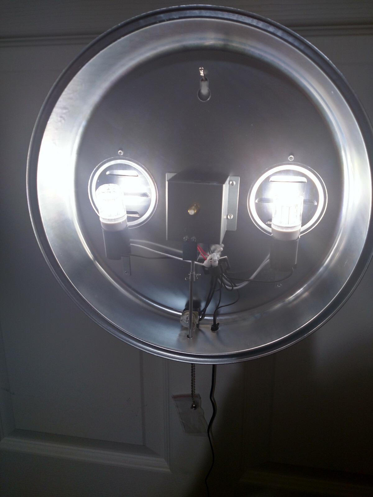 (10) LED BULBS FOR–NEW DC POWERED PAM…ADVERTISING CLOCKS.TEXACO, GULF,SNAP-ON