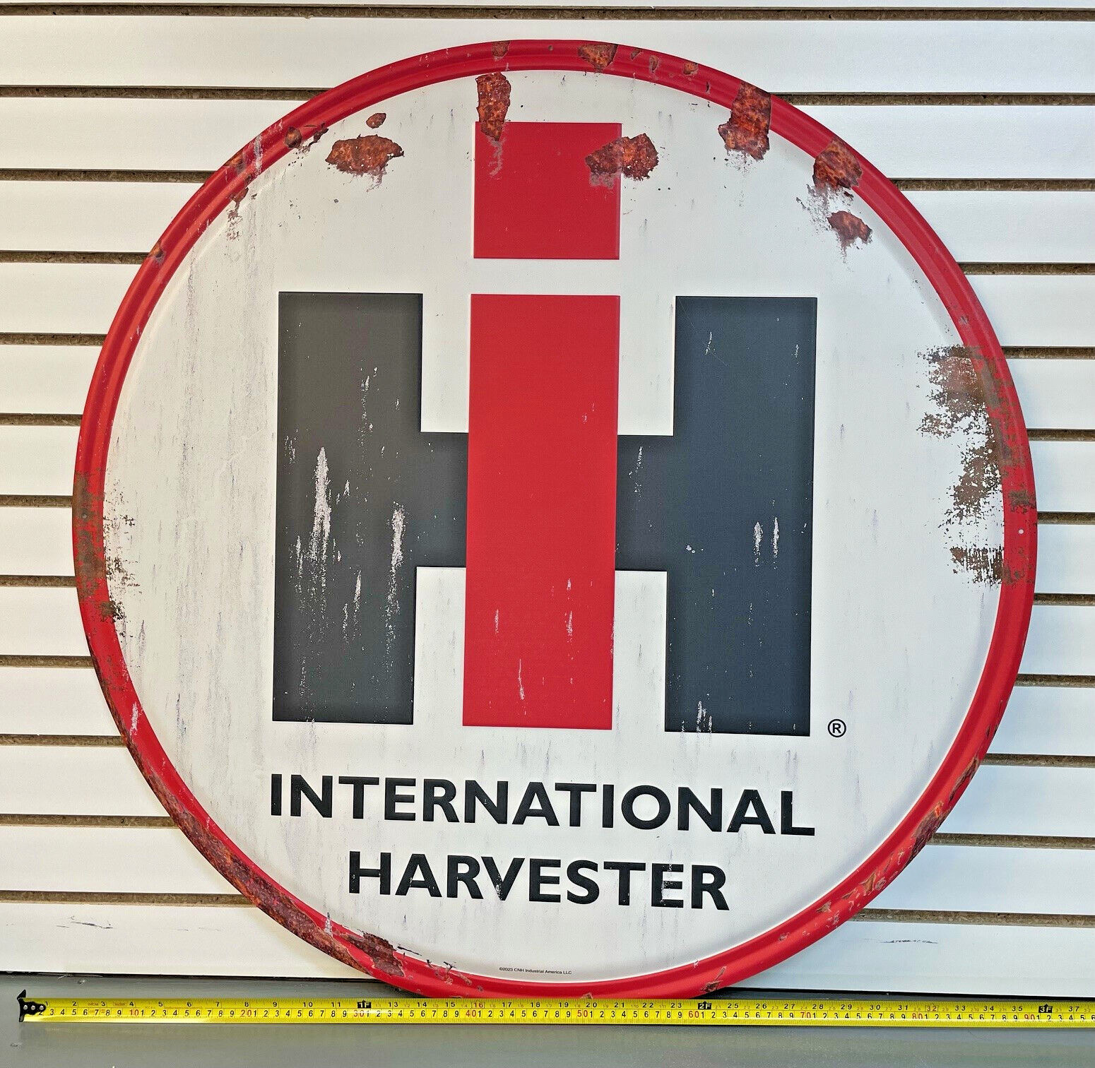 LARGE 36″ International Harvester IH Logo Farming / Tractor Metal Sign – 42080