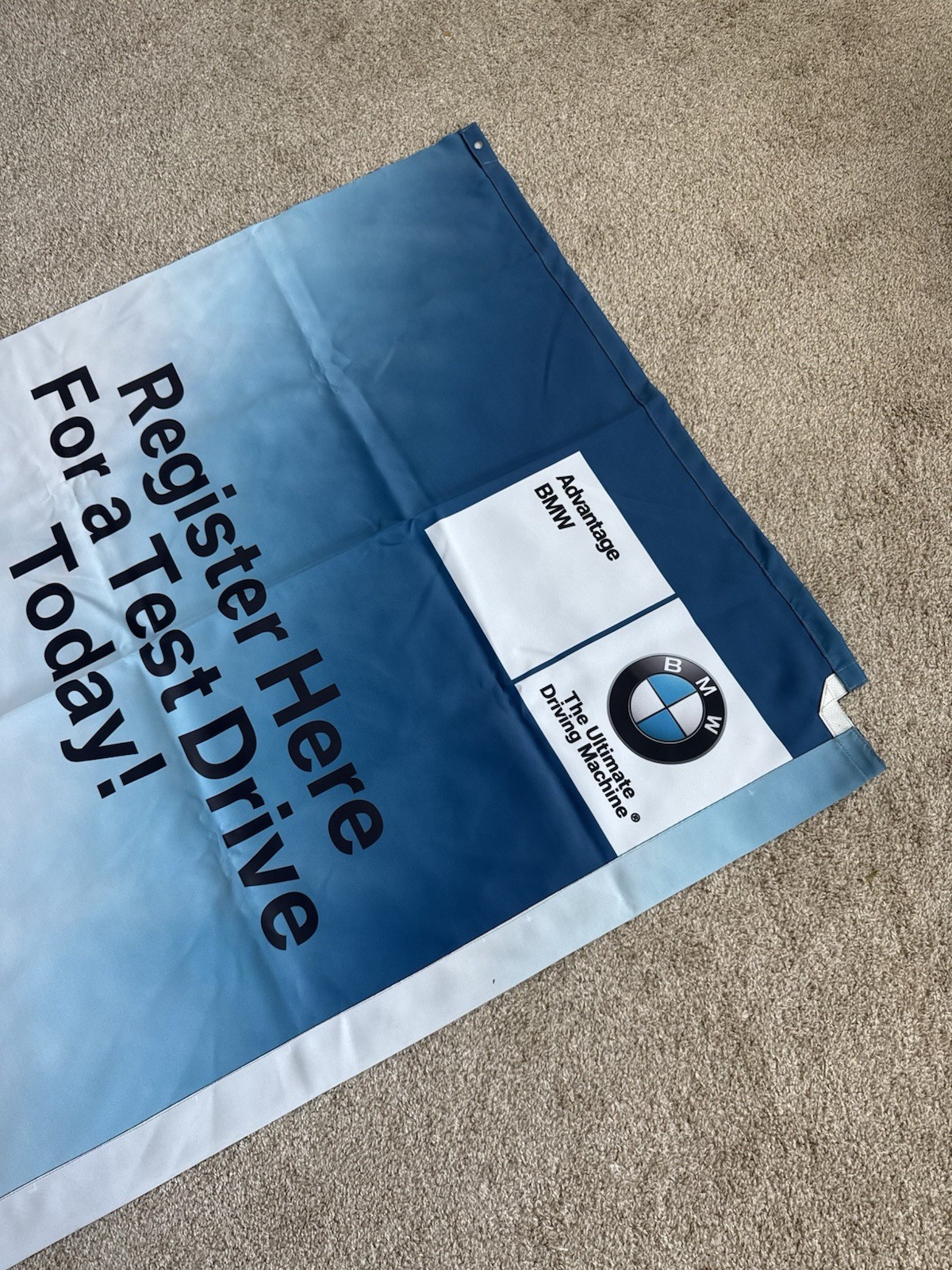 BMW Performance Dealership Promo Banner Canvas Huge Sign Original Accessories