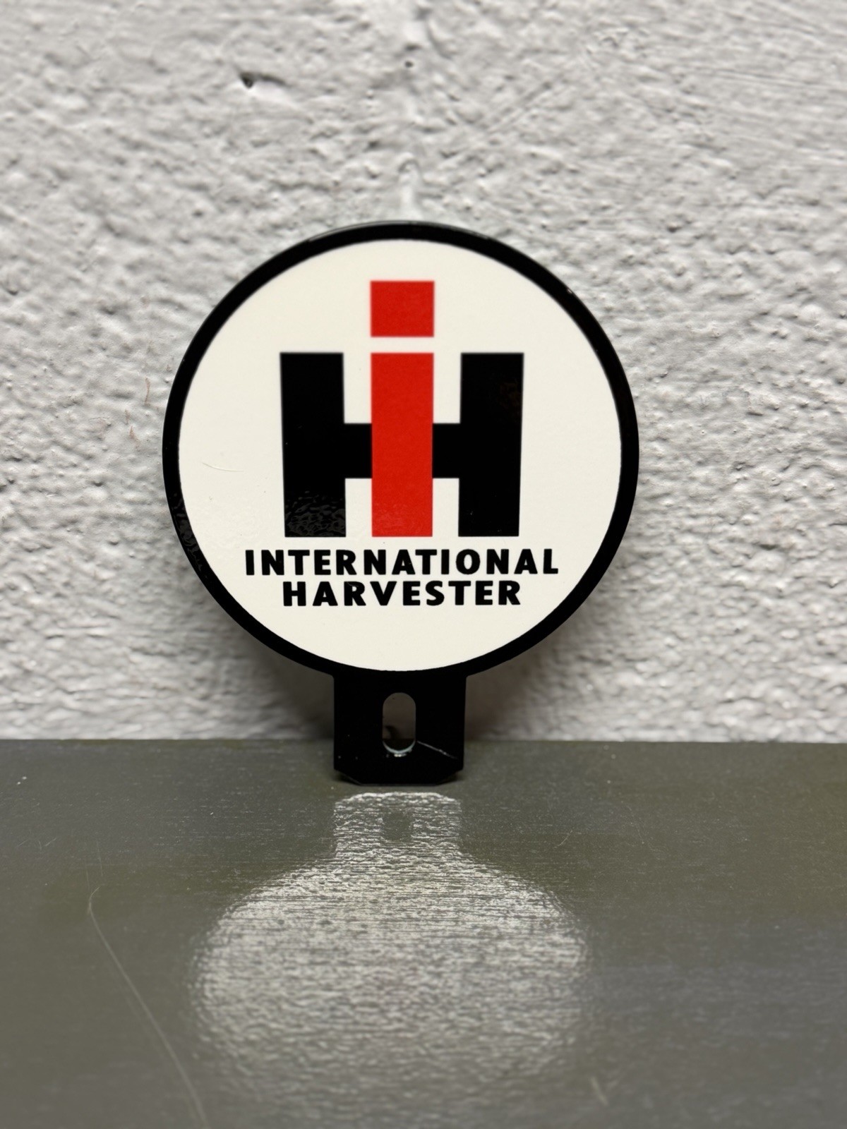 IH International Harvester Metal Plate Topper Gas Oil Farm Agriculture Tractor