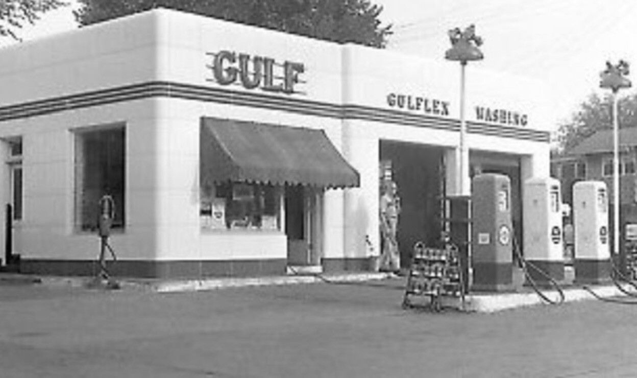 Vintage Porcelain Letter “I” Gulf 10” Gas station SIGN Marquee Blue 1950’s Metal