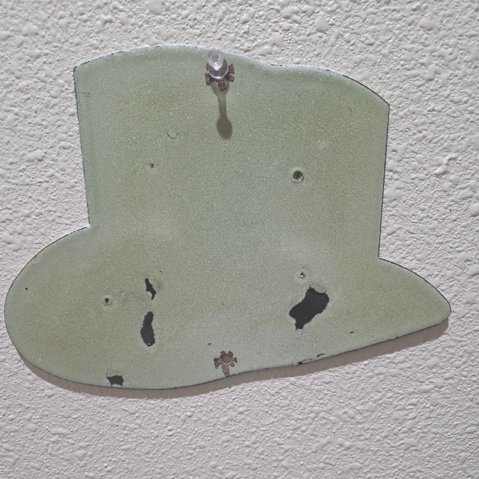 Frost’s White Hat Ranch Blackwell Texas Cowboy Farm Gas Oil Porcelain Metal Sign