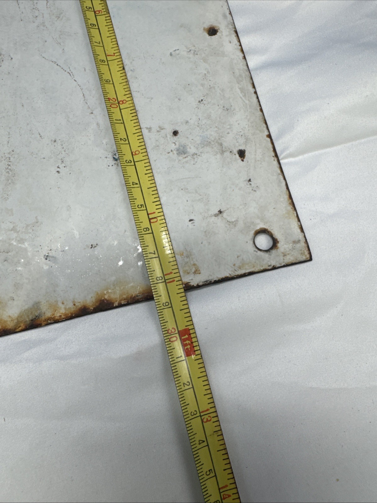 Porcelain Eagle 112 Small Pump Plate Sized Sign Advertising B3A