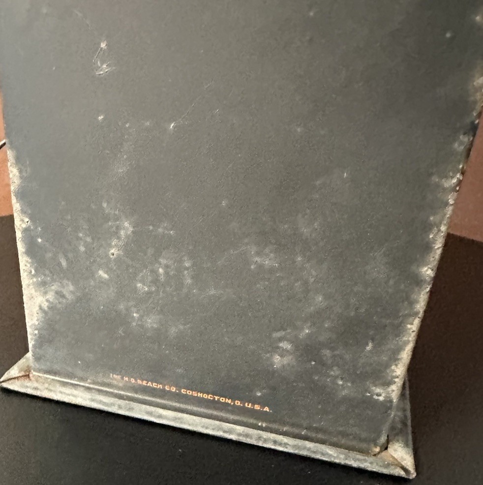 Metal Smith Bros Menthol Cough Drop Dispenser C.1920’s Counter Top General Store