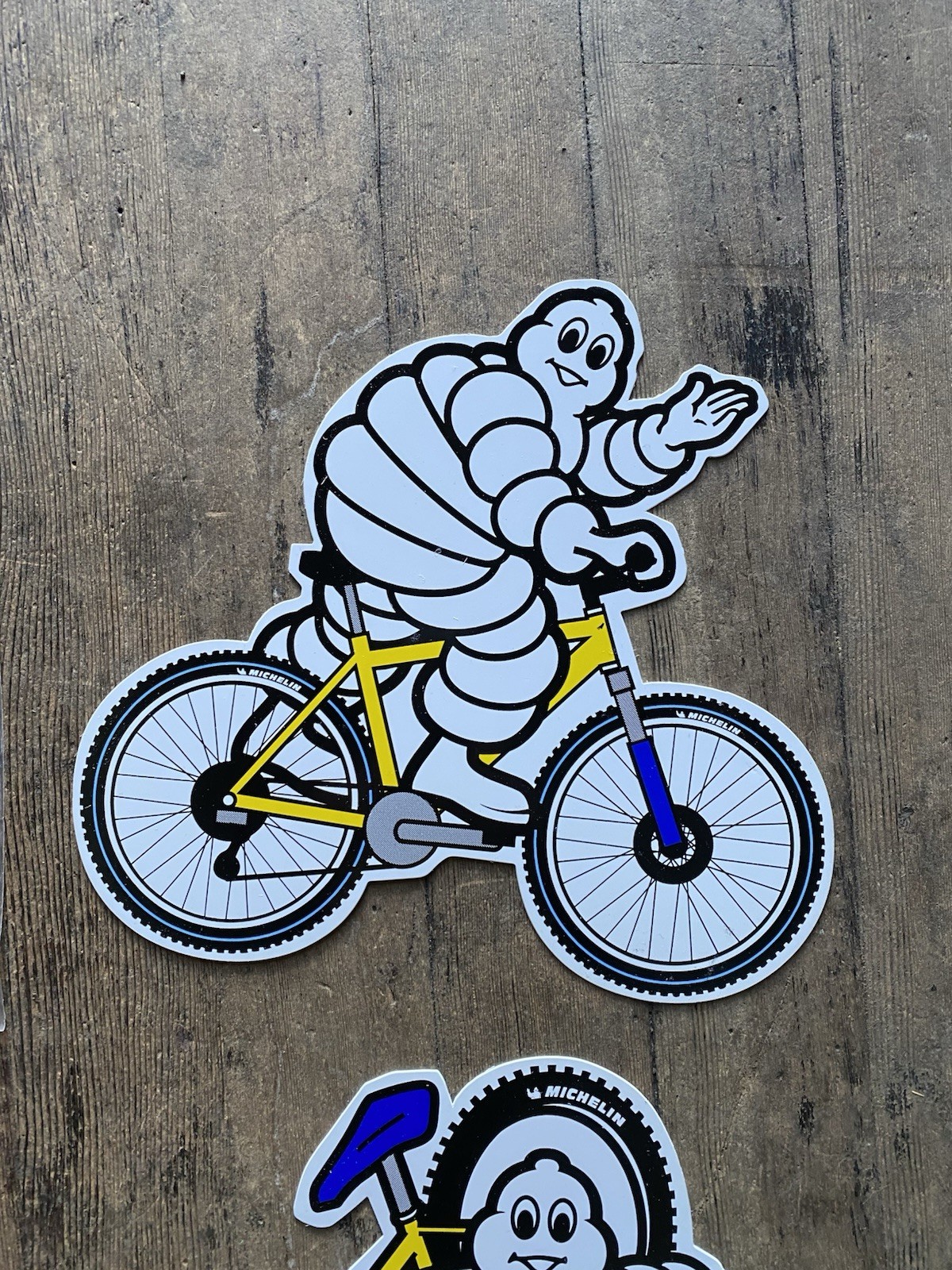 Vintage Michelin Man Bicycle Tire Advertising Promo Lot Signs Bike Display