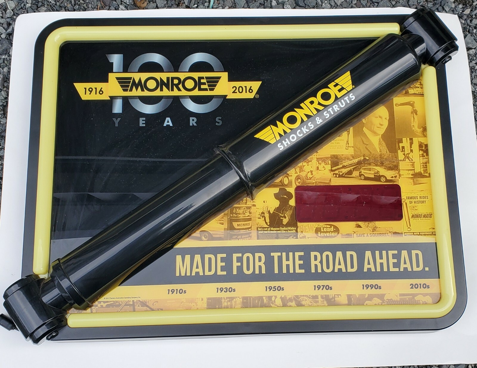 Monroe Shock Struts Advertising Sign 100 Years Anniversary. [Please Read!]