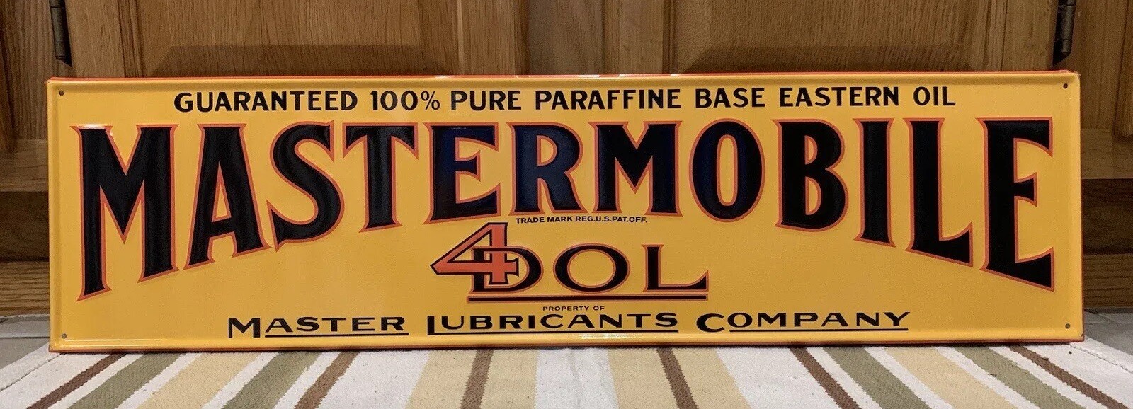 Mastermobile Metal Sign Garage Tools Gas Oil Bar Pub Vintage Style Wall Decor