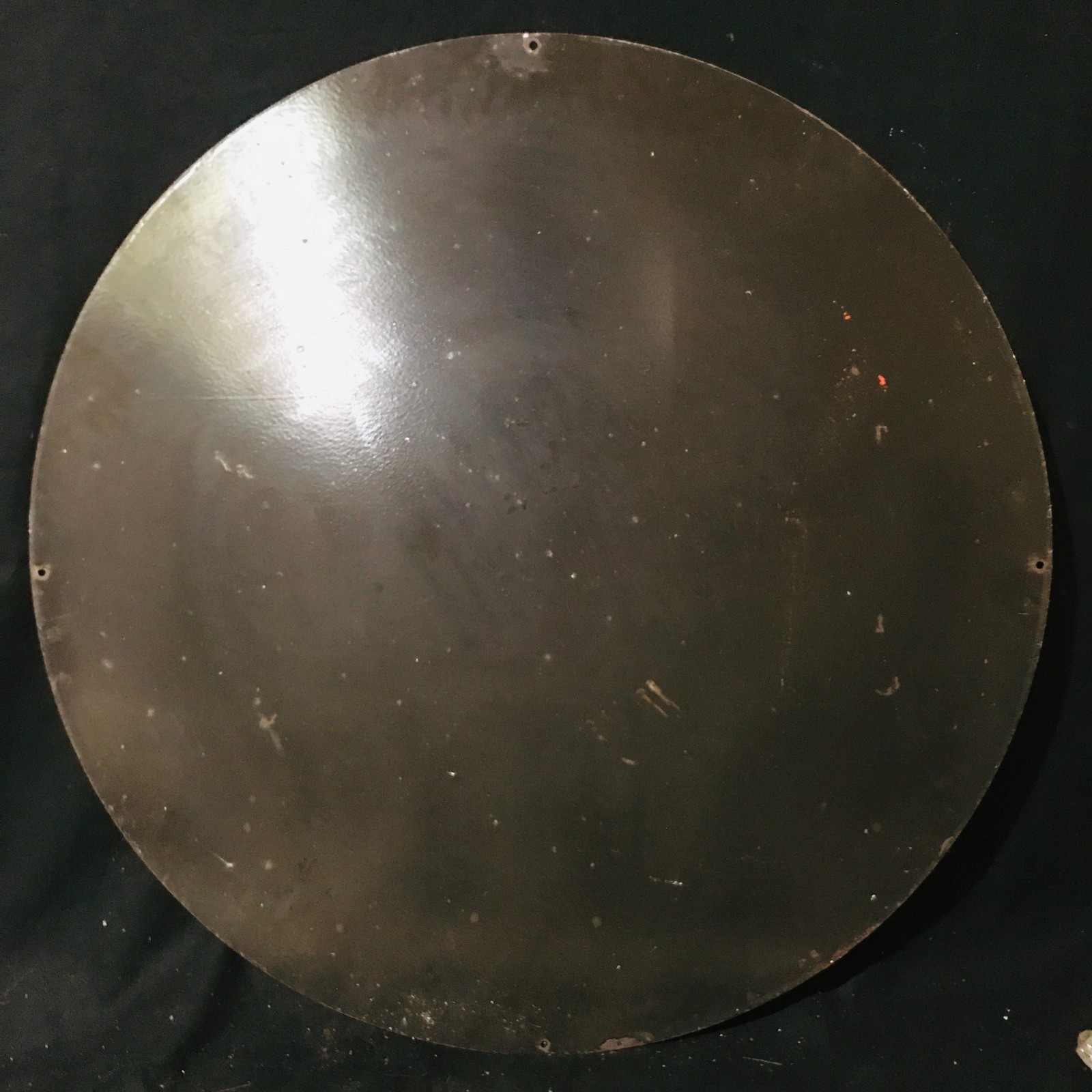 ROYAL ENFIELD REDDITCH ADVERTISING PORCELAIN ENAMEL SIGN 30 IN ROUND SS