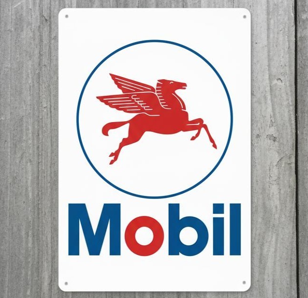 Mobil Oil 8 x 12 Novelty Metal Sign Made In USA New!