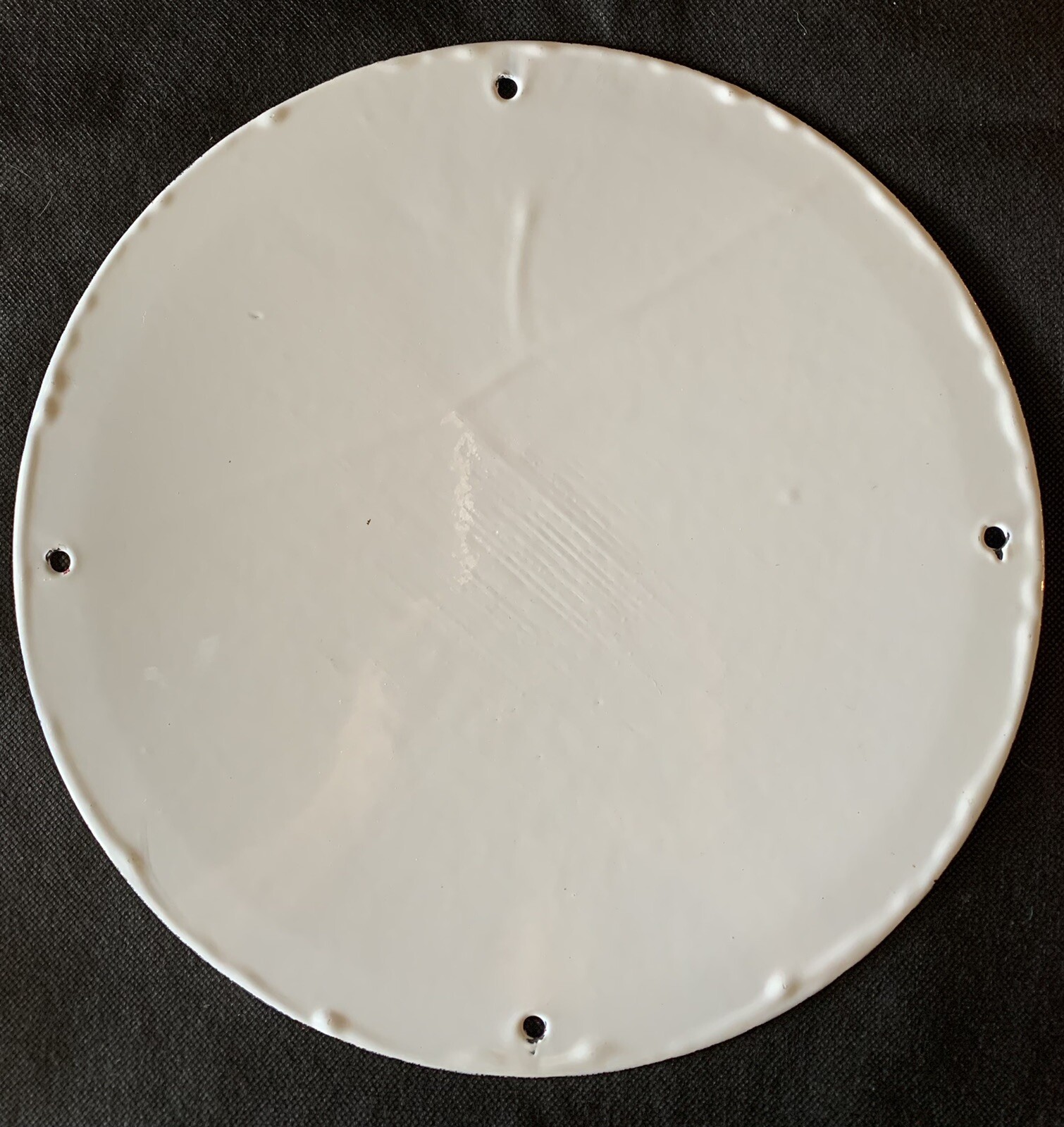 VINTAGE STYLE TEXACO”THE TEXAS CO.U.S.A.”12 Inch porcelain gas station sign.