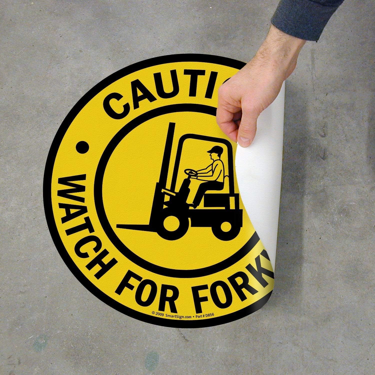 17″ x 17″ Caution Anti-Slip Floor Sign – Tough Vinyl for Lasting Safety Alerts