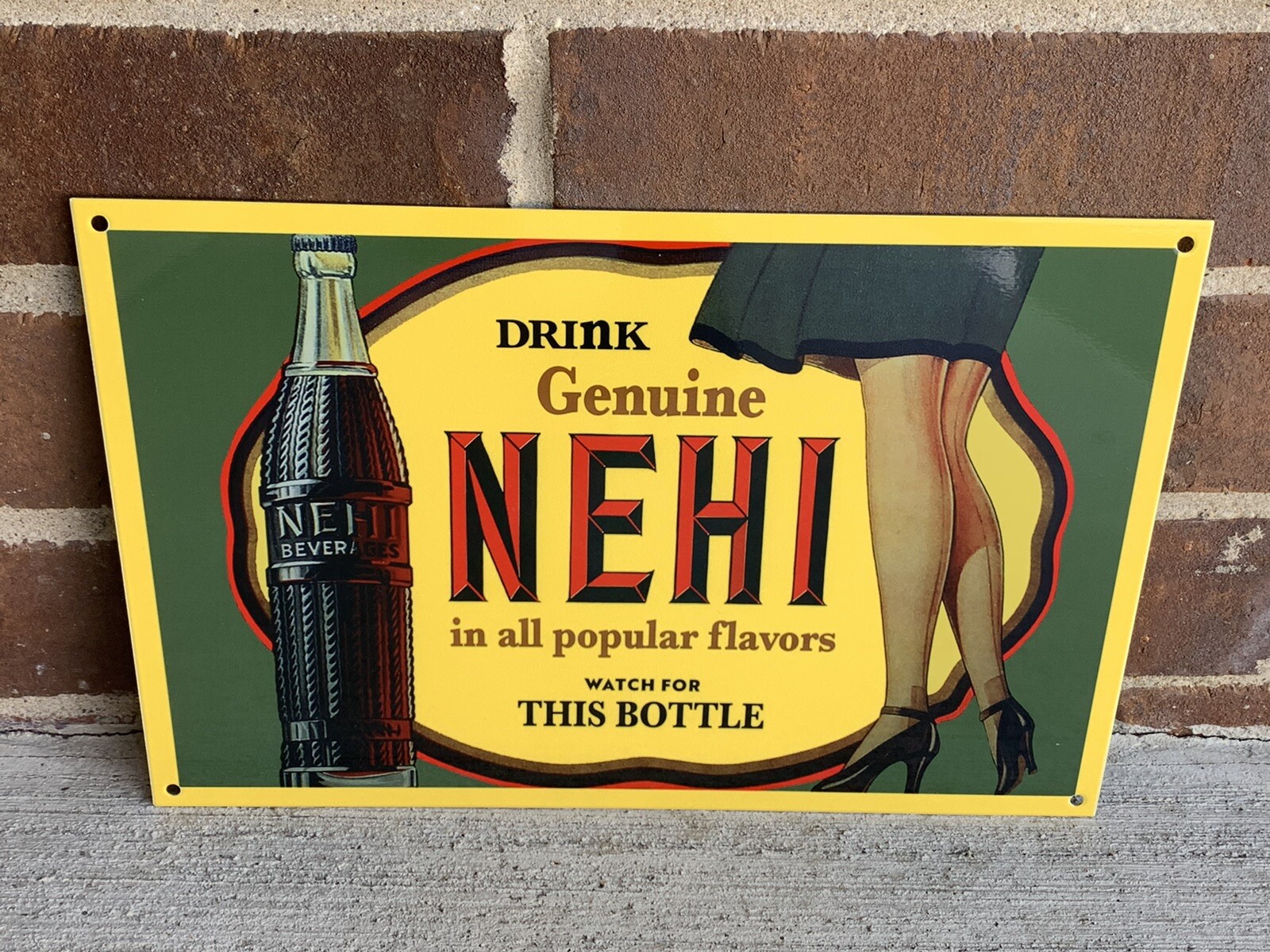 12” Nehi Soda Pop Drink Vintage Style Steel Metal Sign