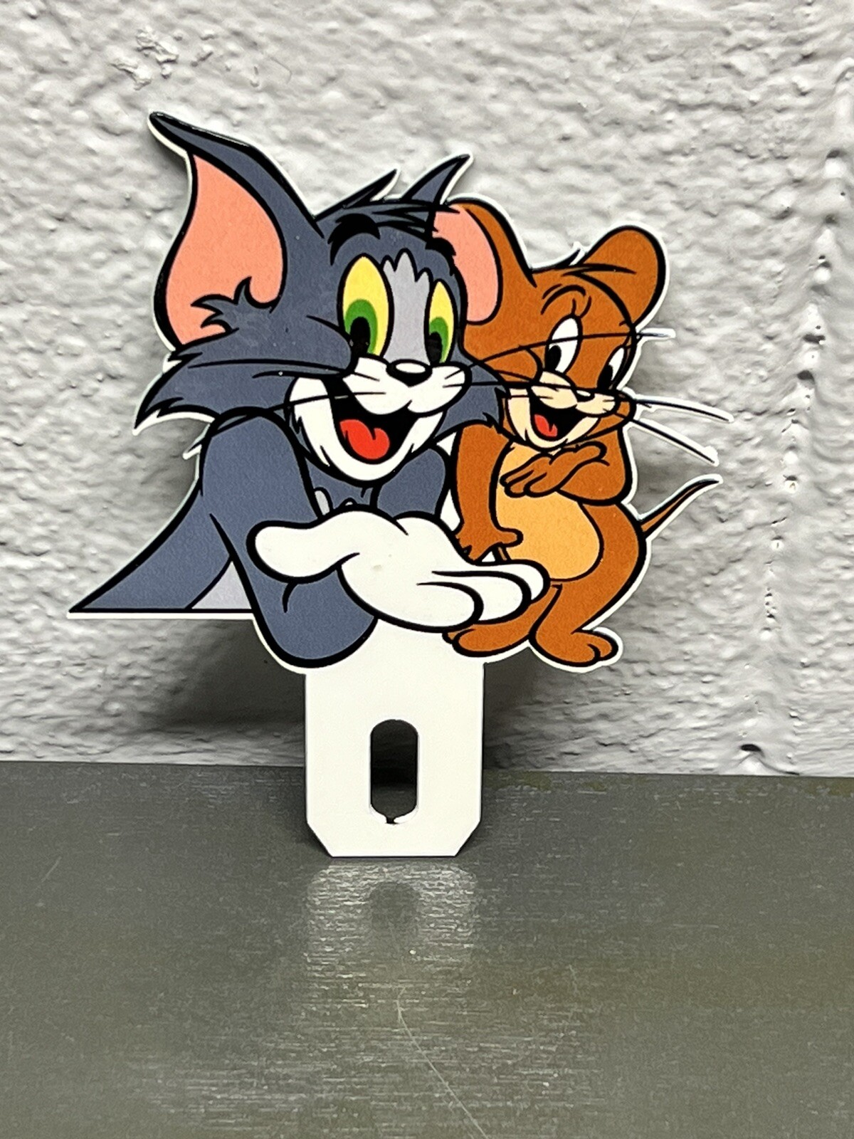 Tom And Jerry Metal Plate Topper Sign Cartoon Character Tv Show Animation Gas