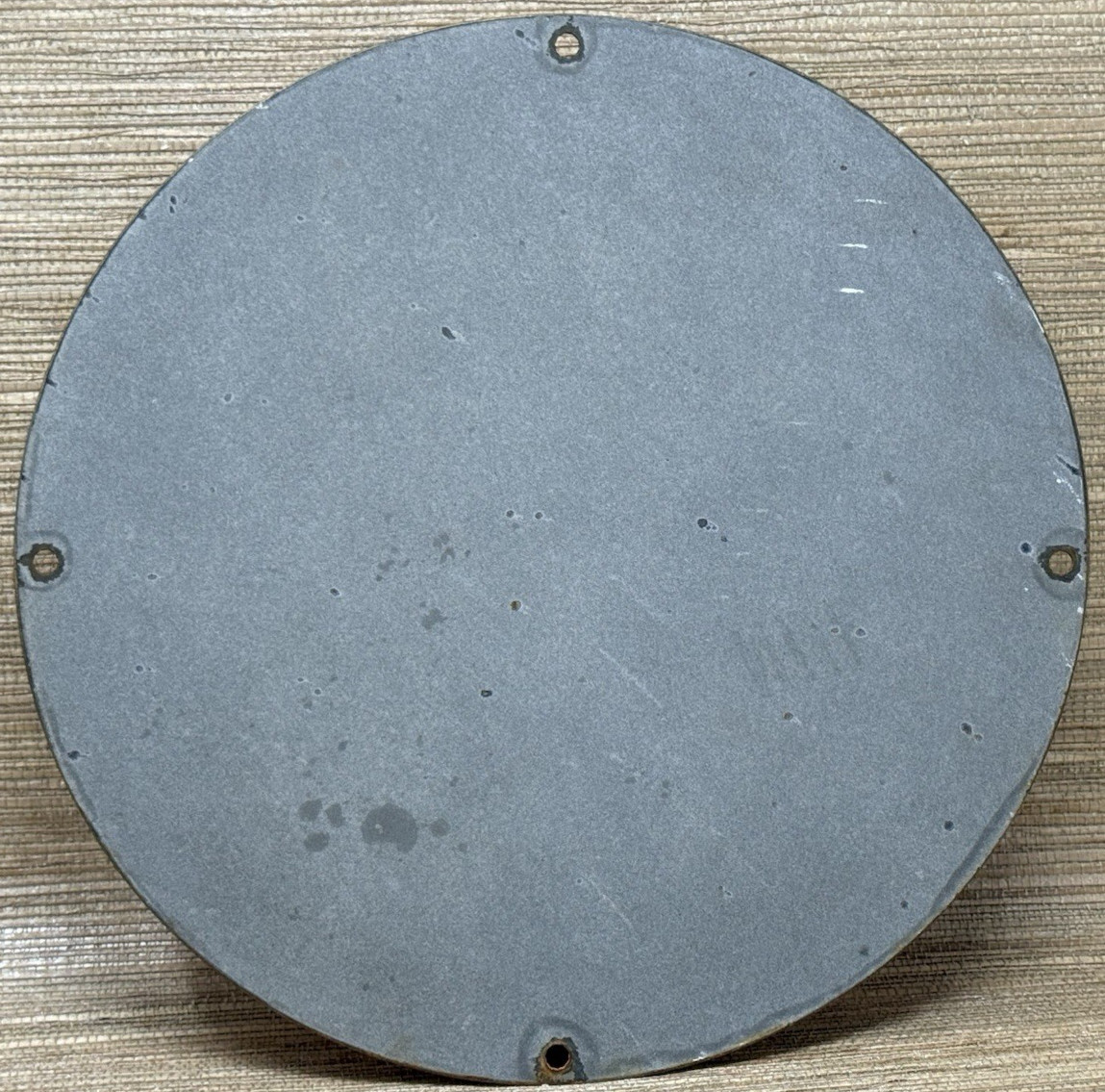VINTAGE GULF GASOLINE PORCELAIN SIGN GAS STATION PUMP PLATE MOTOR OIL SERVICE
