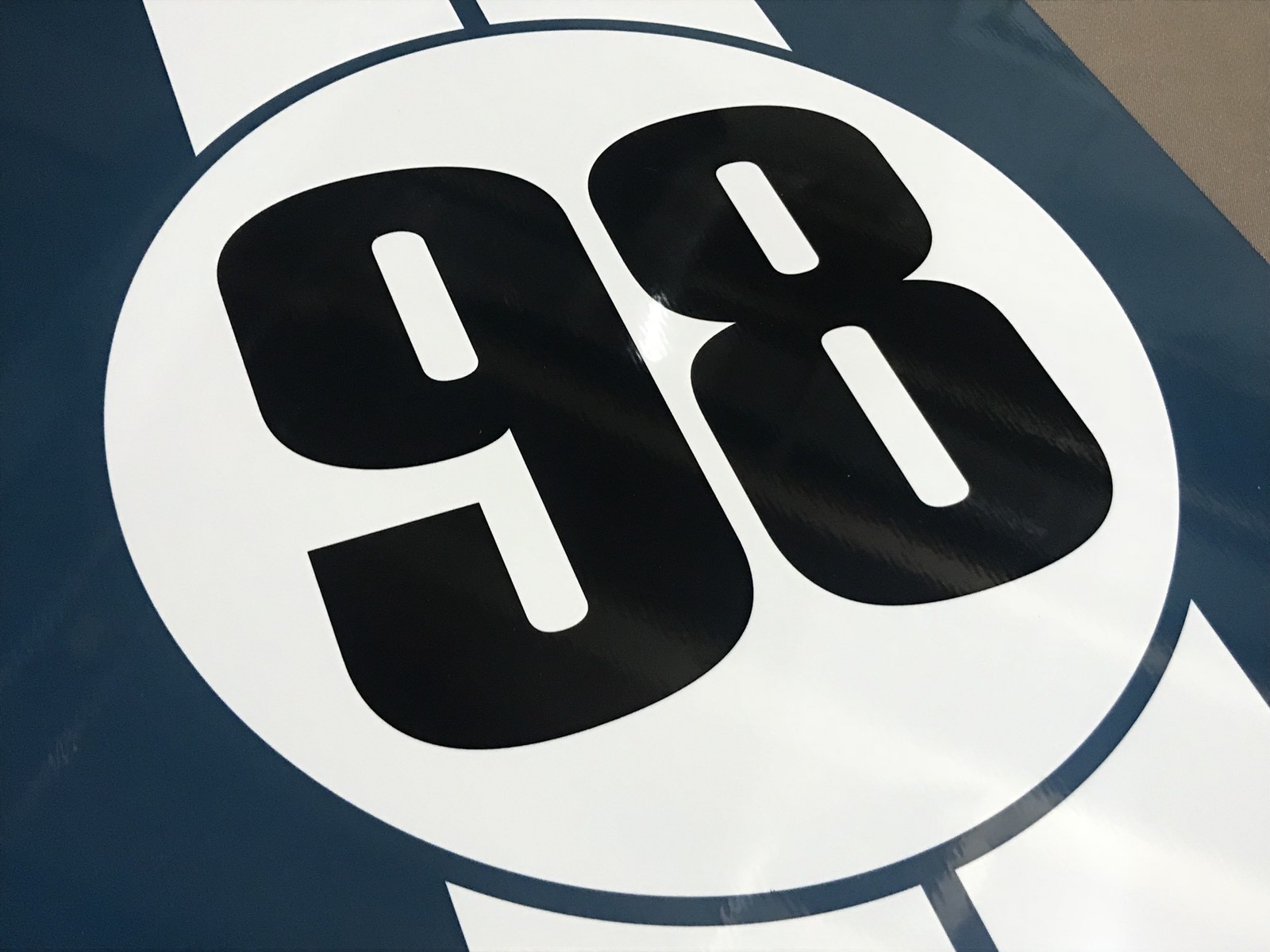 RARE 1964 Shelby cobra Daytona 98 coupe racing le mans advertising sign