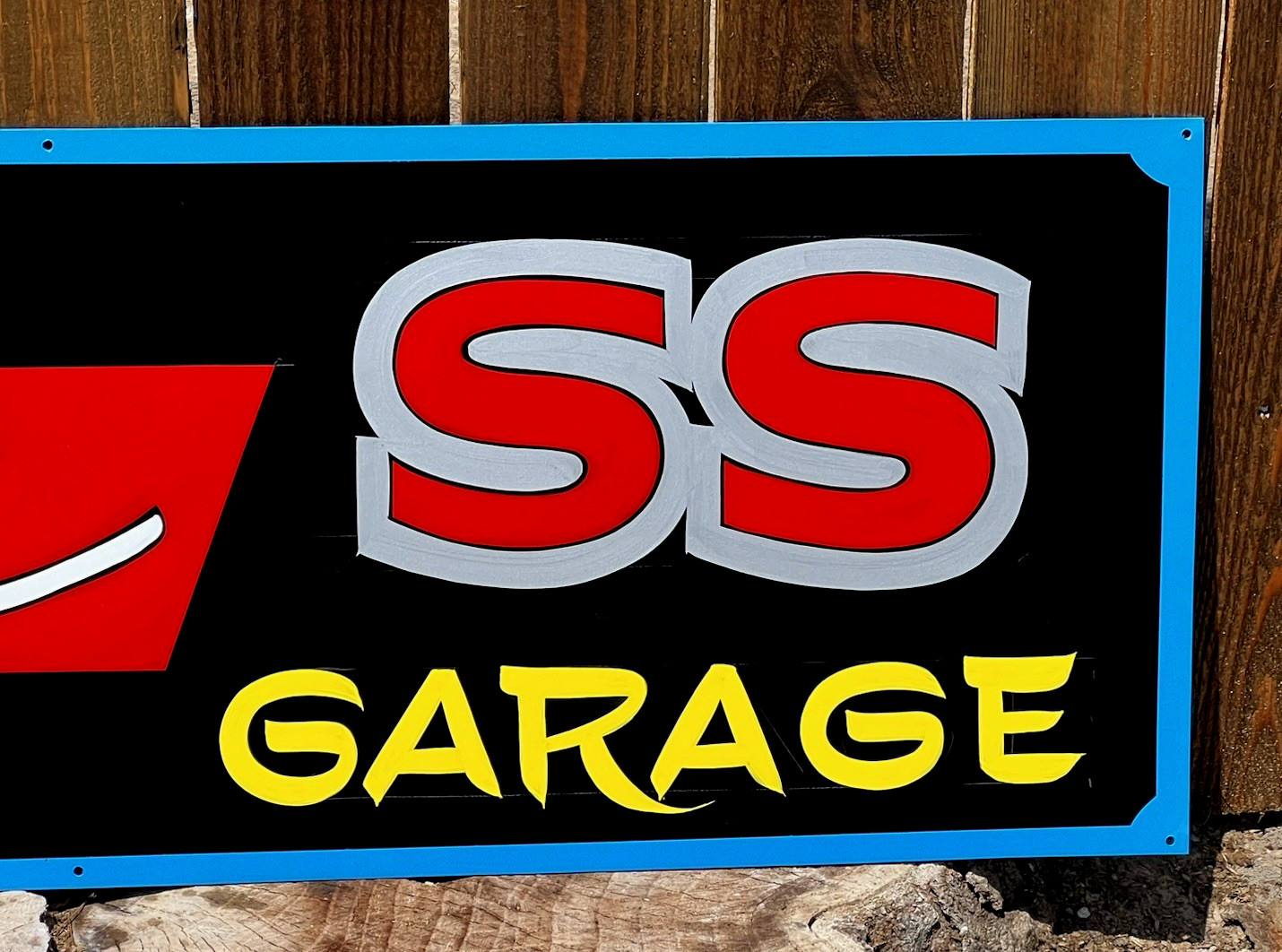 36″ CHEVY NOVA SS SUPERSPORRT GARAGE SIGN Hand Painted CHEVROLET Shop Car ART