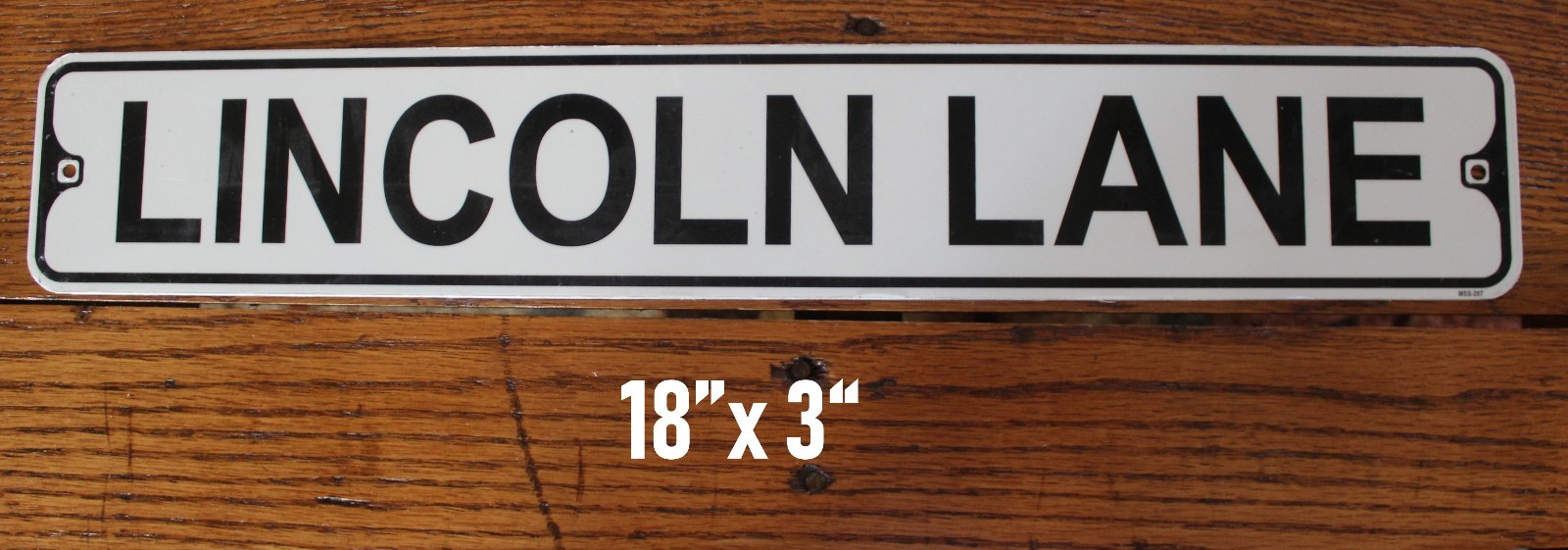 Metal Street Sign Lincoln Lane Car Truck Hot Rod Garage Decor 3″x18″