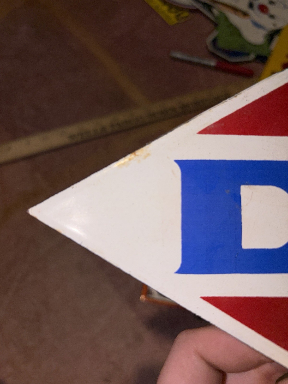 Porcelain DX Sign