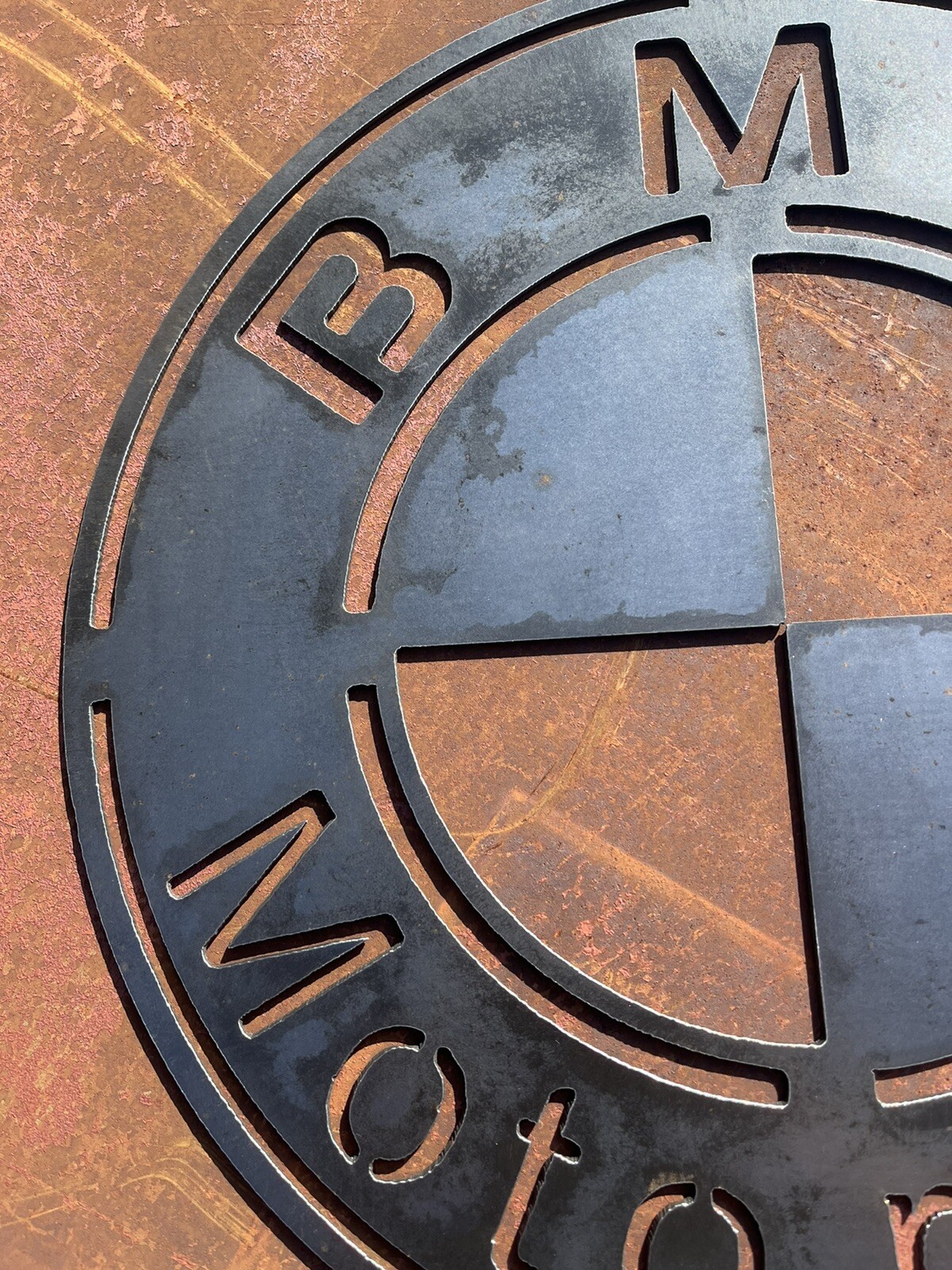 Steel Bmw Sign Car Garage Oil Can Shop Dealer Series Motorrad Motorcycle Bike