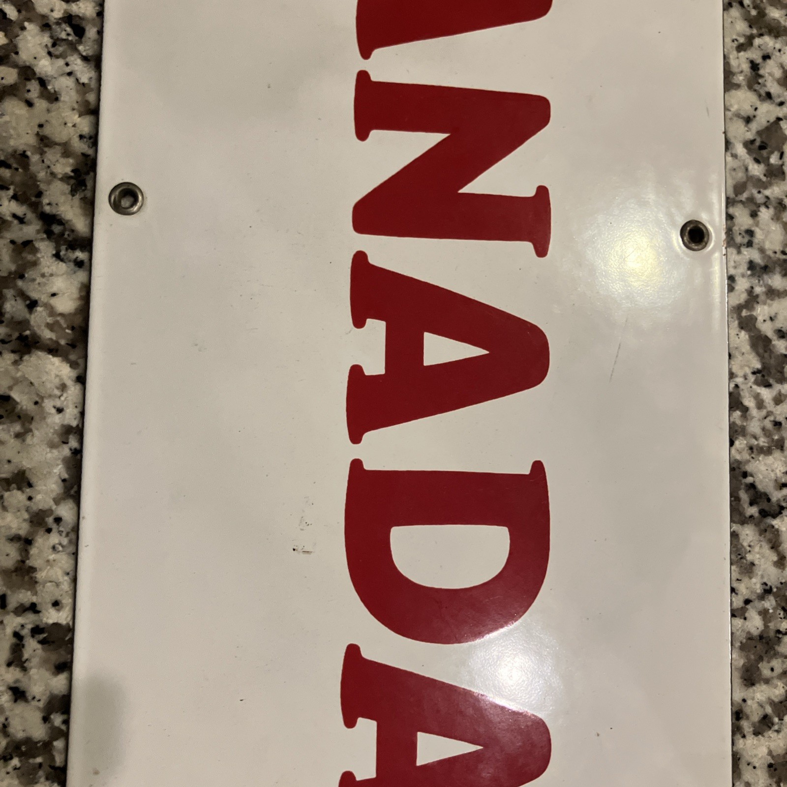Canada Dry VINTAGE Original ANTIQUE GAS OIL PORCELAIN SIGN Soda Pop Metal Store