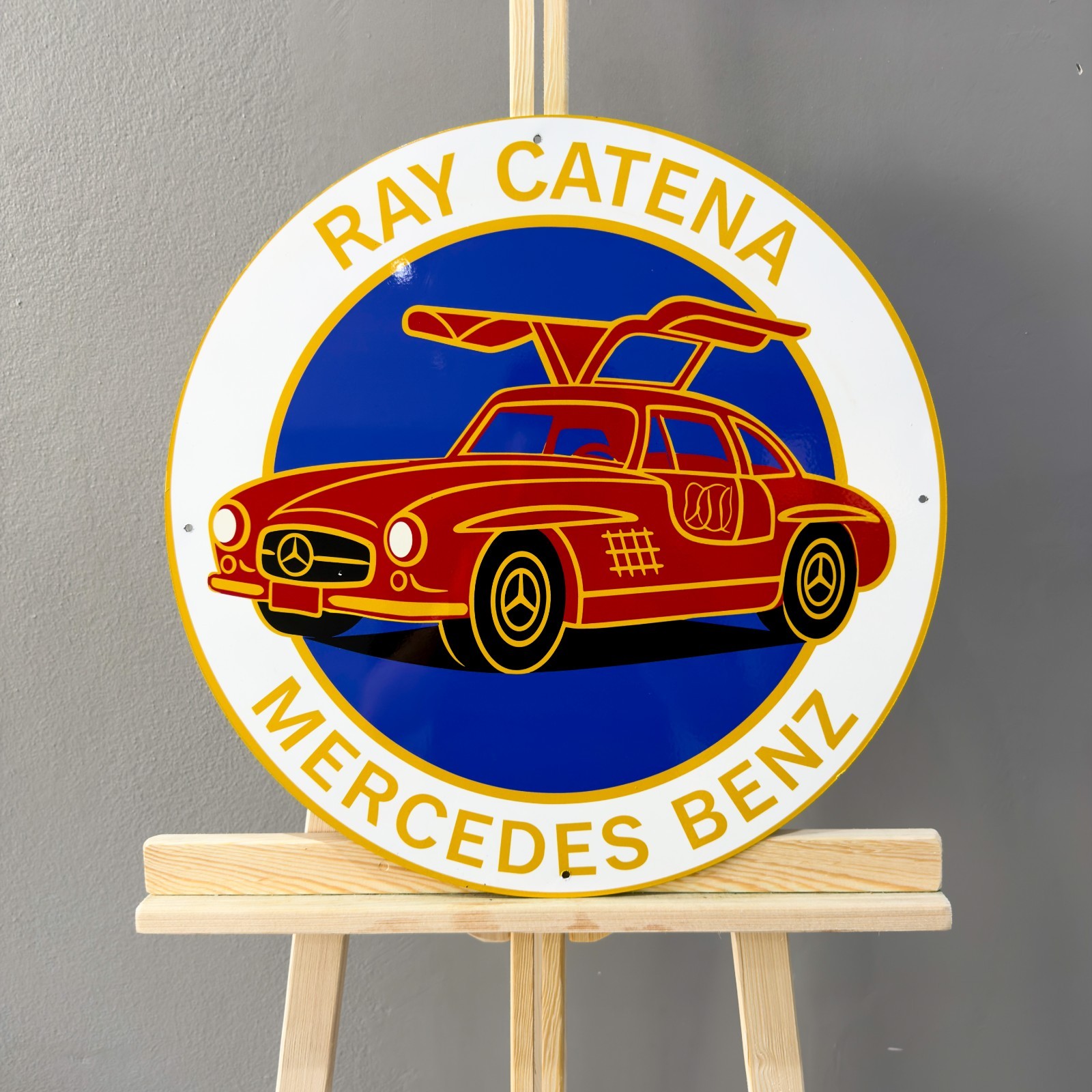 Ray Catena Mercedes-Benz Vintage Heavy Metal Sign – 50 cm (19.7”)