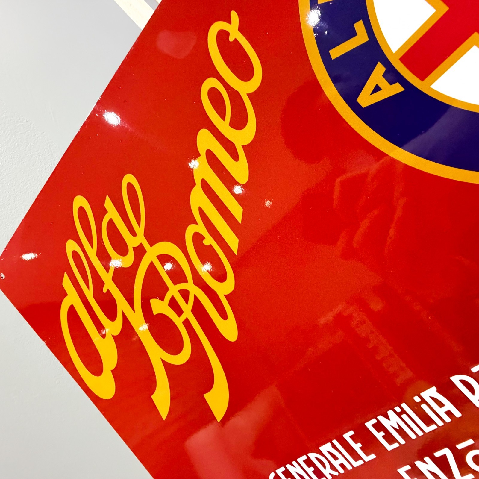 Alfa Romeo Emilia Romagna Heavy Metal Sign – 60 × 40 cm (23.6” × 15.7”)