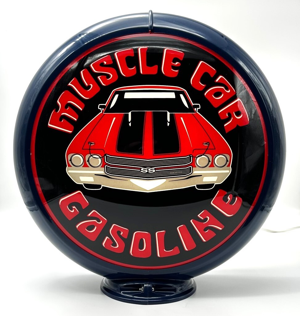 CHEVELLE MUSCLE CAR GASOLINE 13.5″ Gas Pump Globe – CHEVELLE FANS CK THIS OUT!