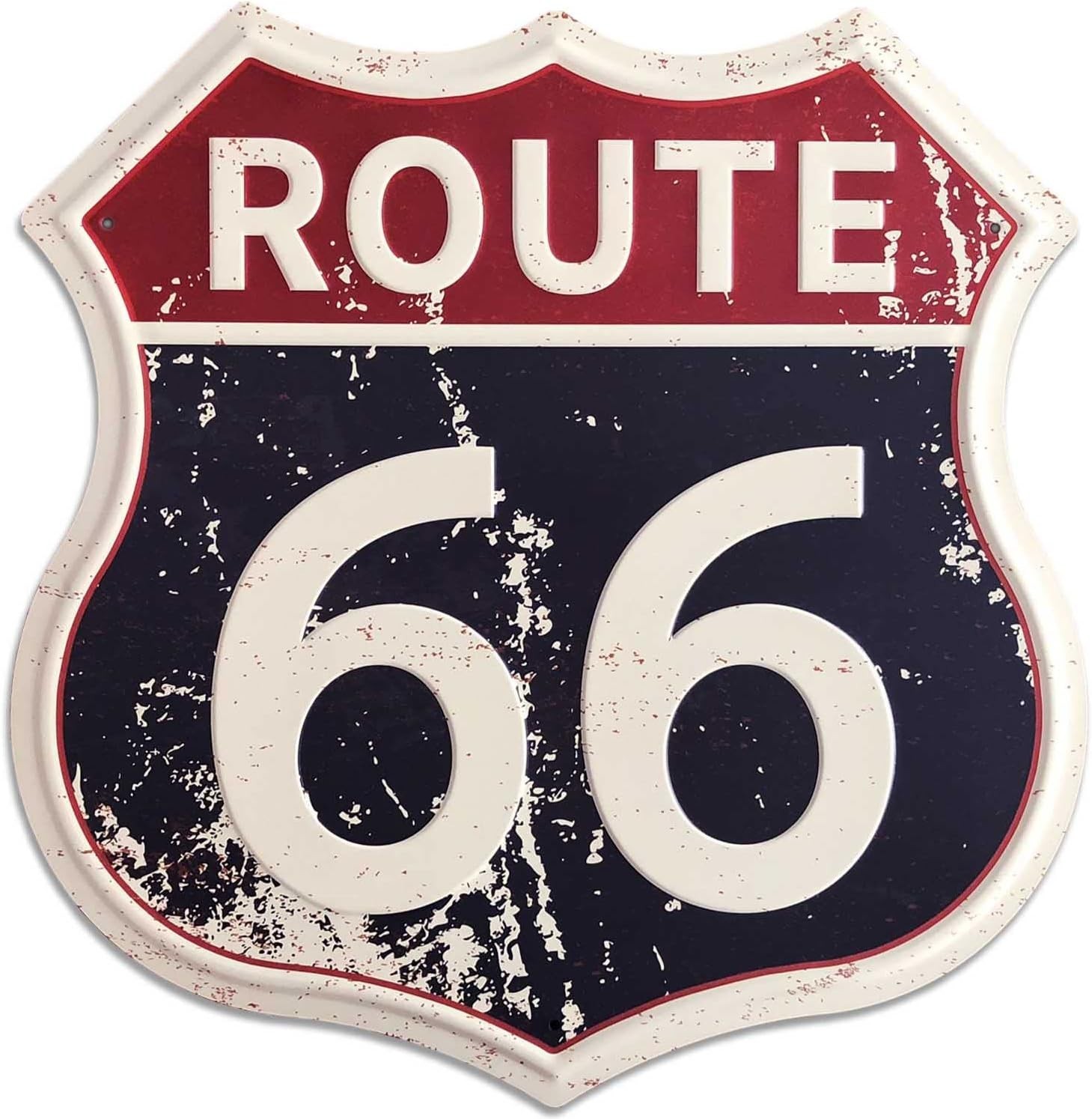 High-Definition Route 66 Metal Sign 12″ x 12″ – Unique Gift for Collectors