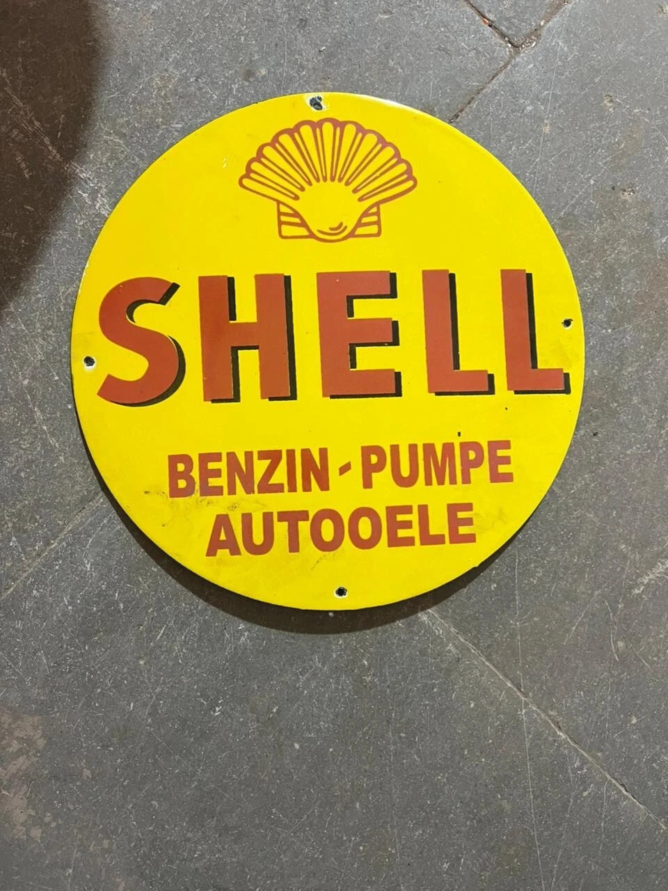 PORCELIAN UNION ENAMEL SIGN SIZE 30X30 INCHES DOUBLE SIDED