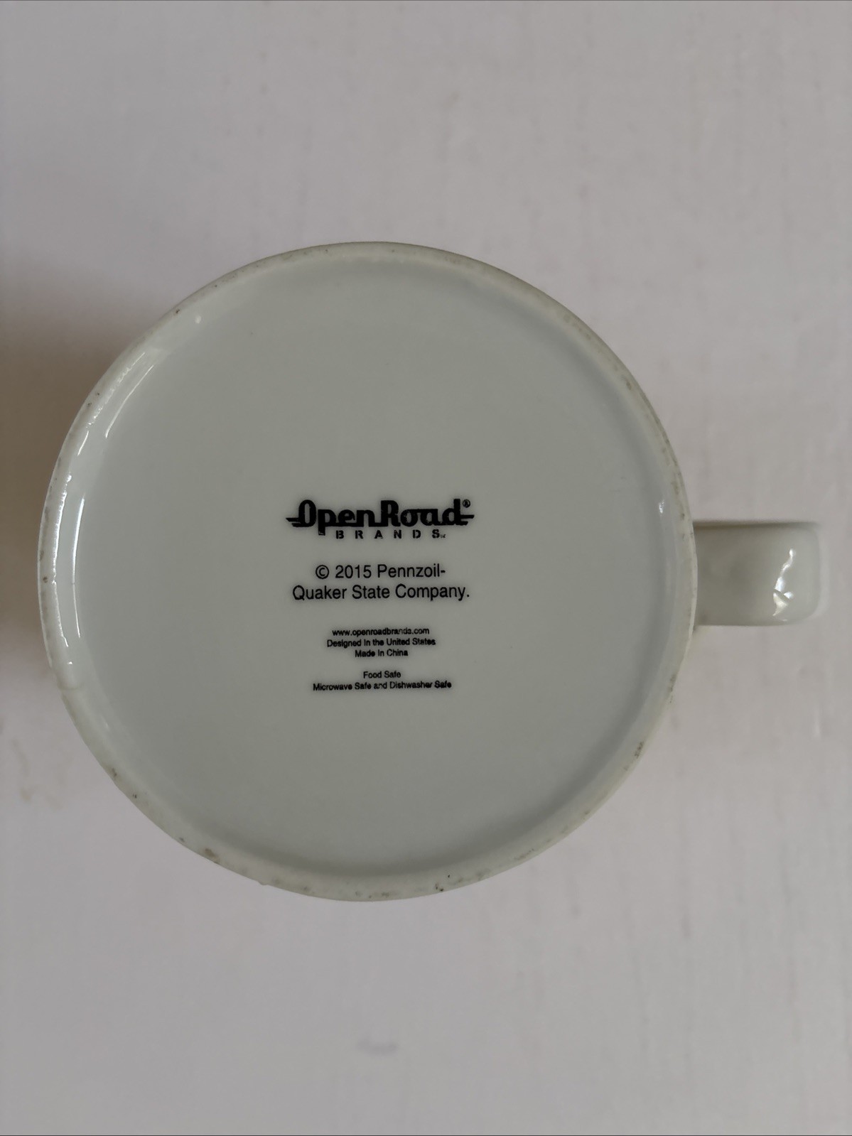 PENNZOIL Motor Oil Coffee Mug 32 Oz 1 Quart Jumbo Oversize Open Roads Brands