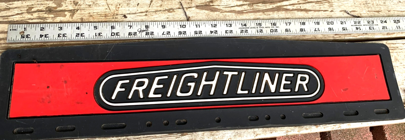 Rubber Ad Sign FREIGHTLINER Truck Mud Flap Part 24″